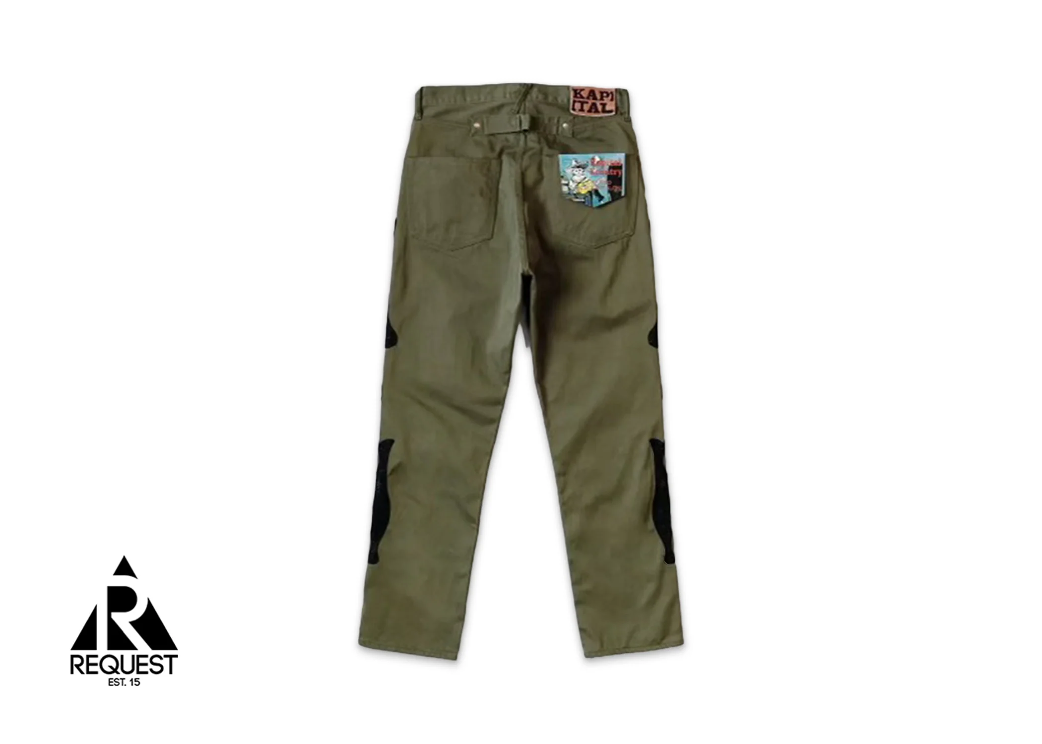 Okagilly 5P Skeleton Denim “Olive” - Image 2