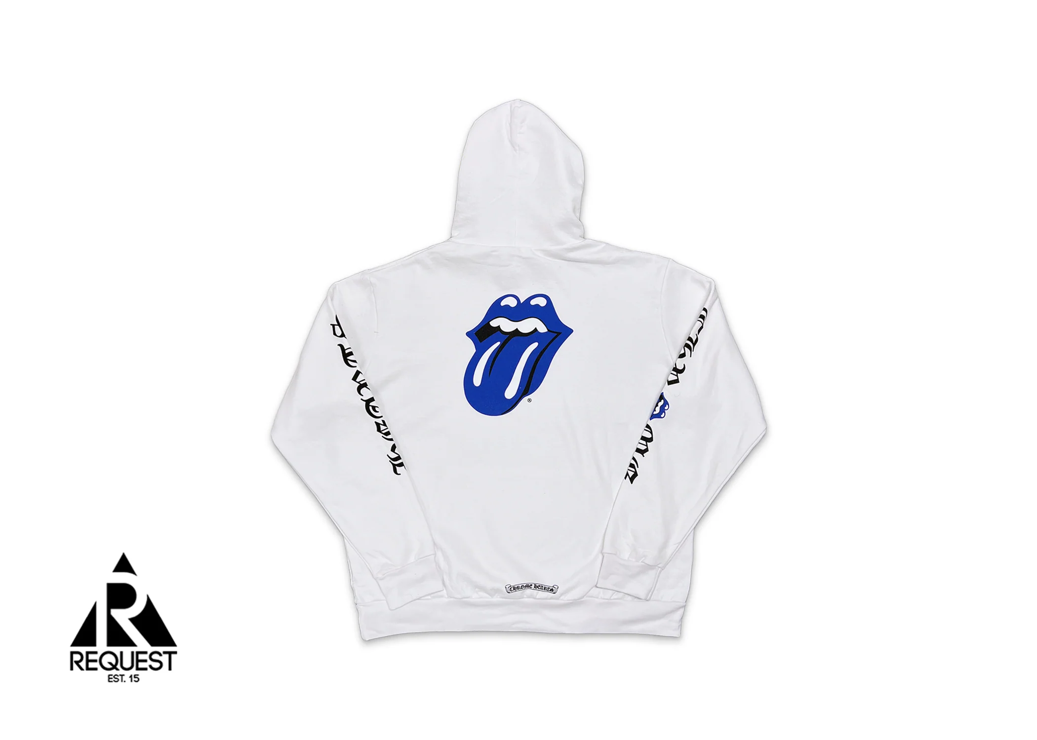 Online Exclusive Rolling Stones Hoodie "White/Blue" - Image 2