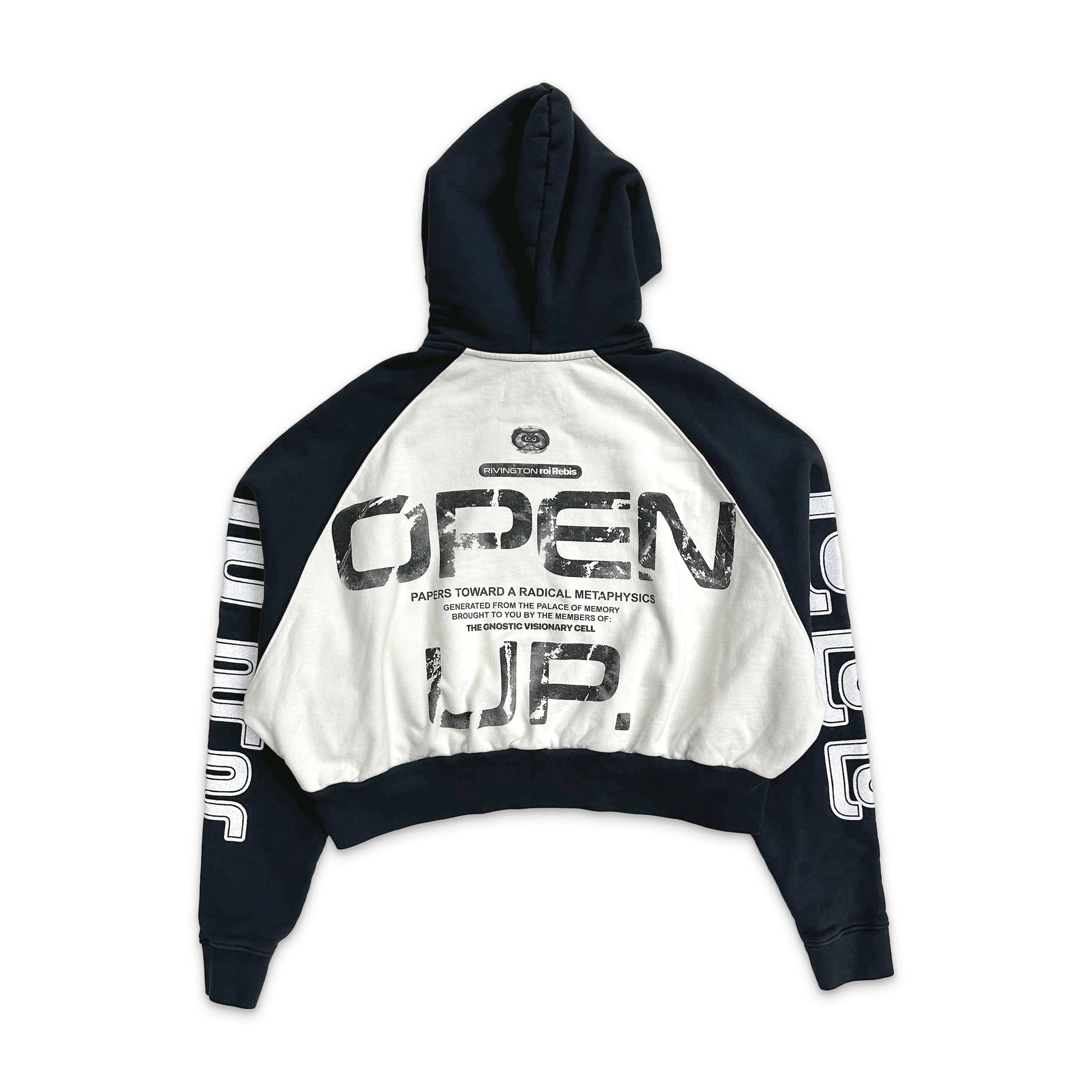 Open Up Agape Hoodie "Black/Heather" - Image 2