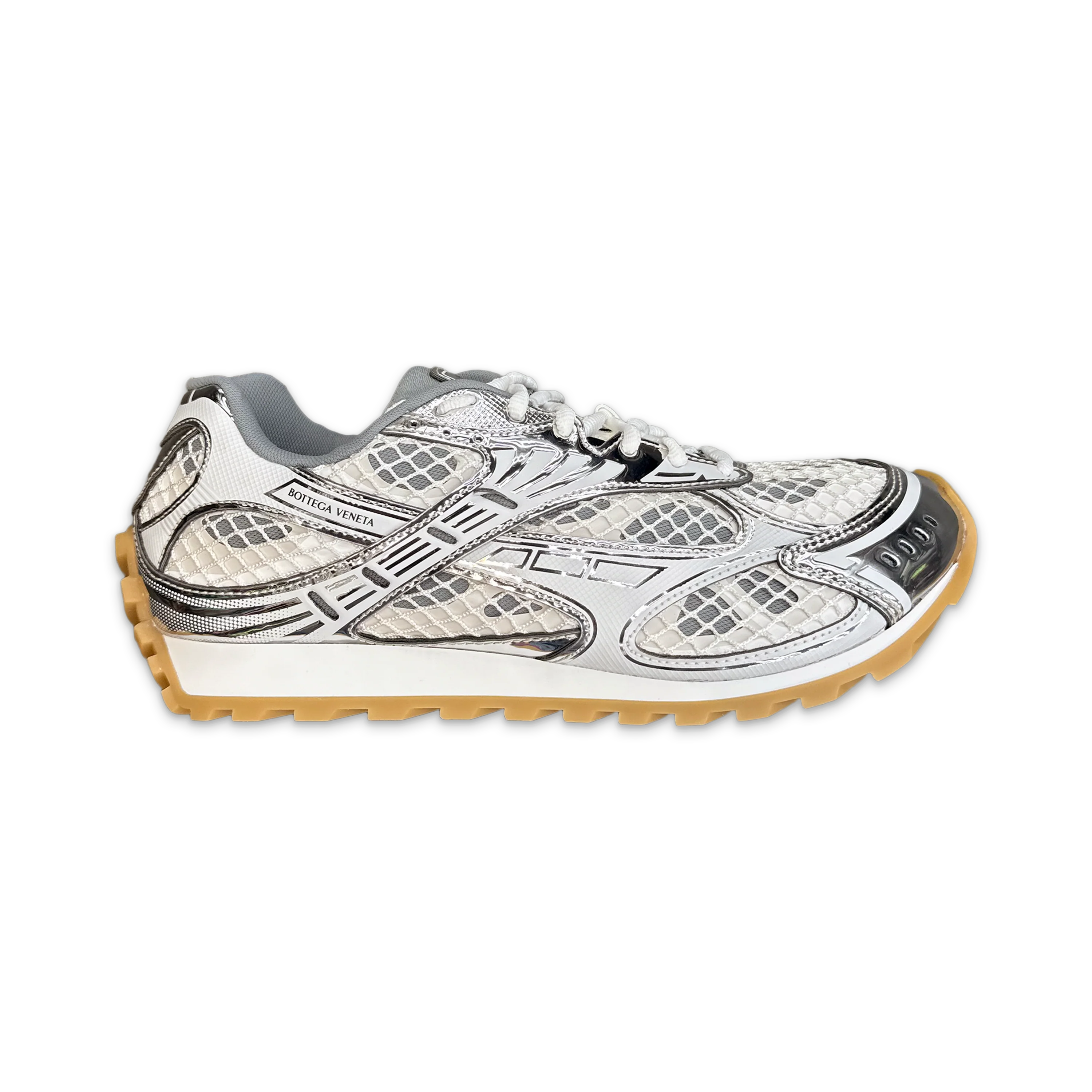Orbit Sneaker "Silver/Optic White Rubber"