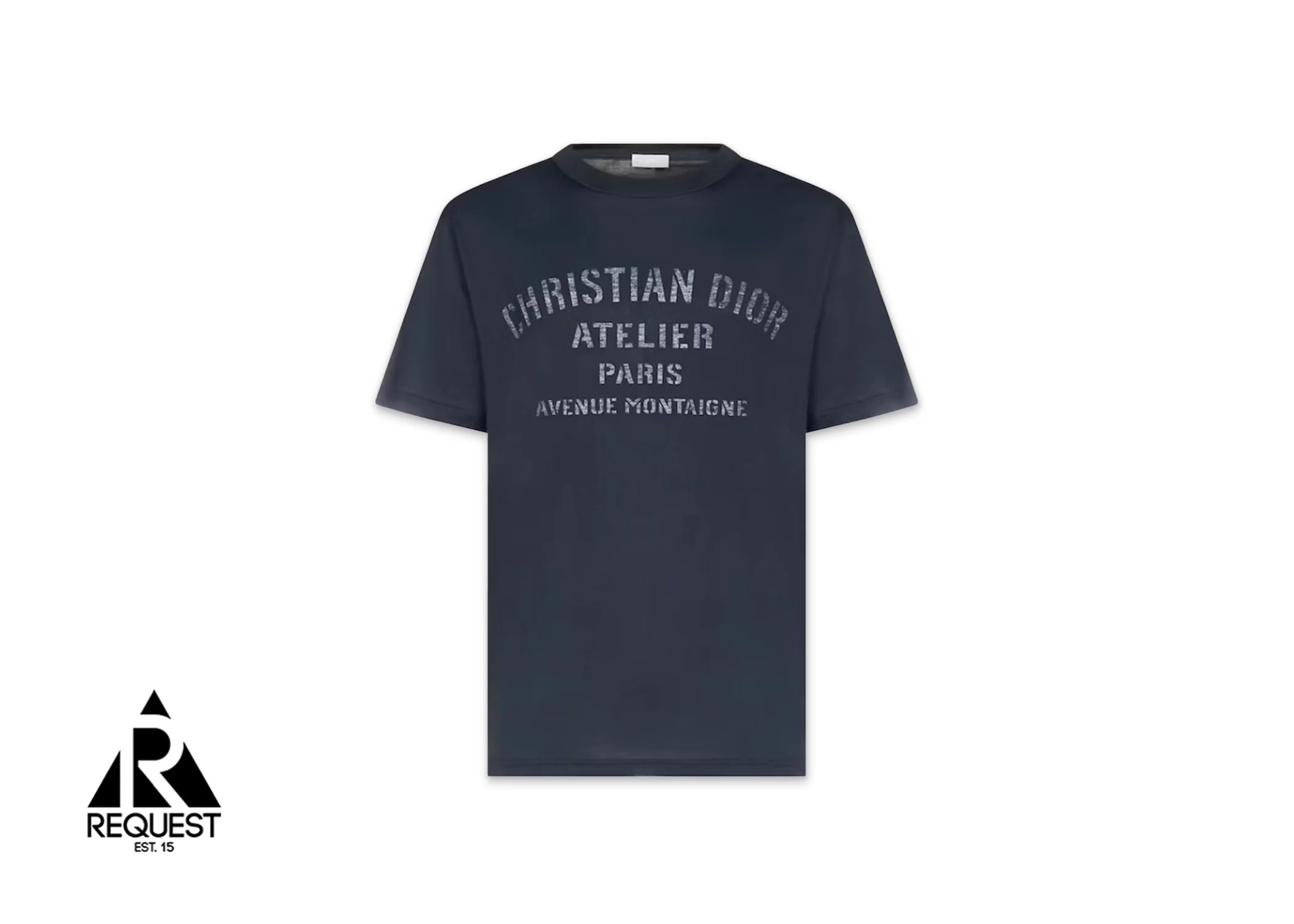 Oversized "Christian Atelier" T-Shirt "Navy"