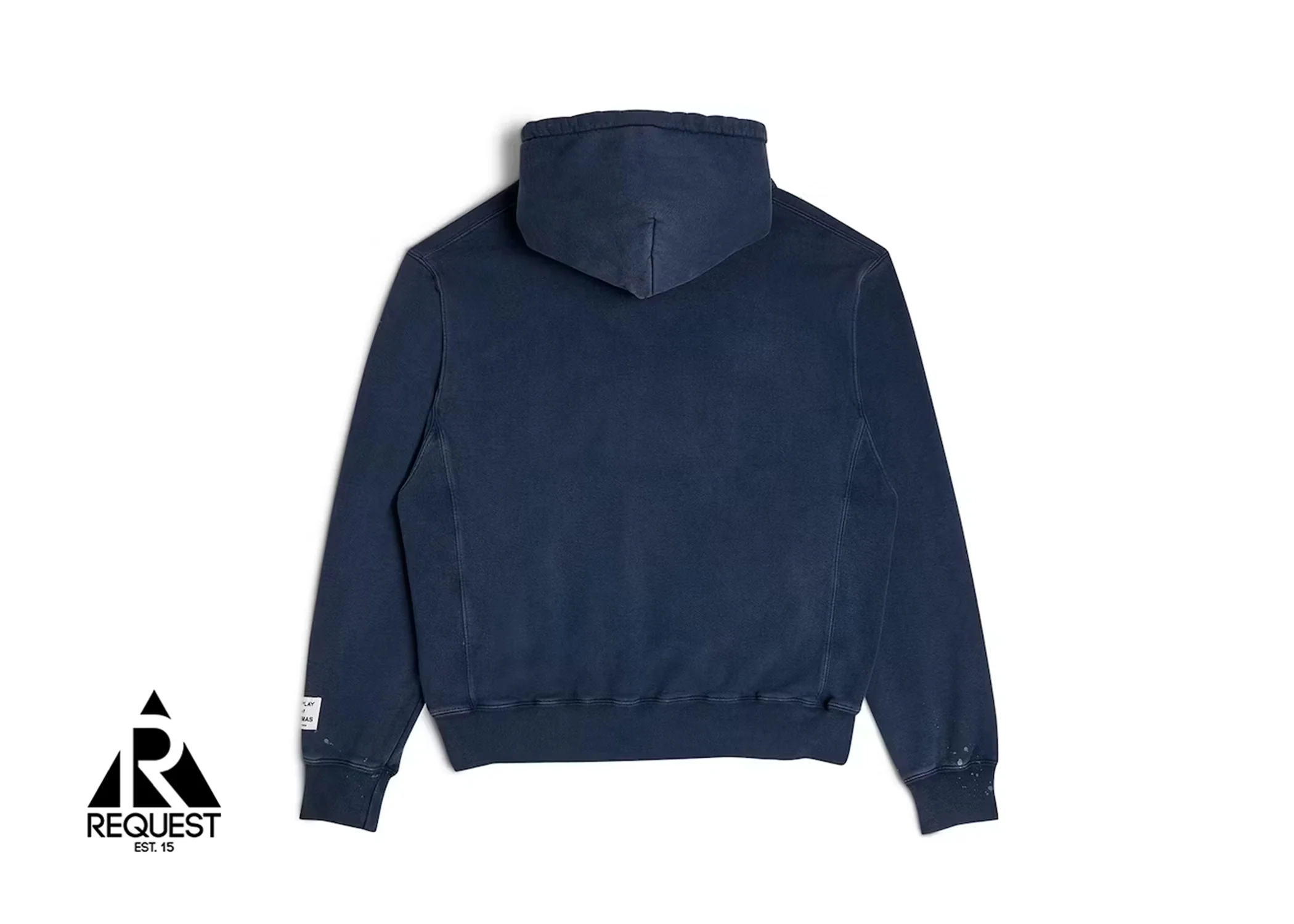 Paint Logo Hoodie "Vintage Navy" - Image 2