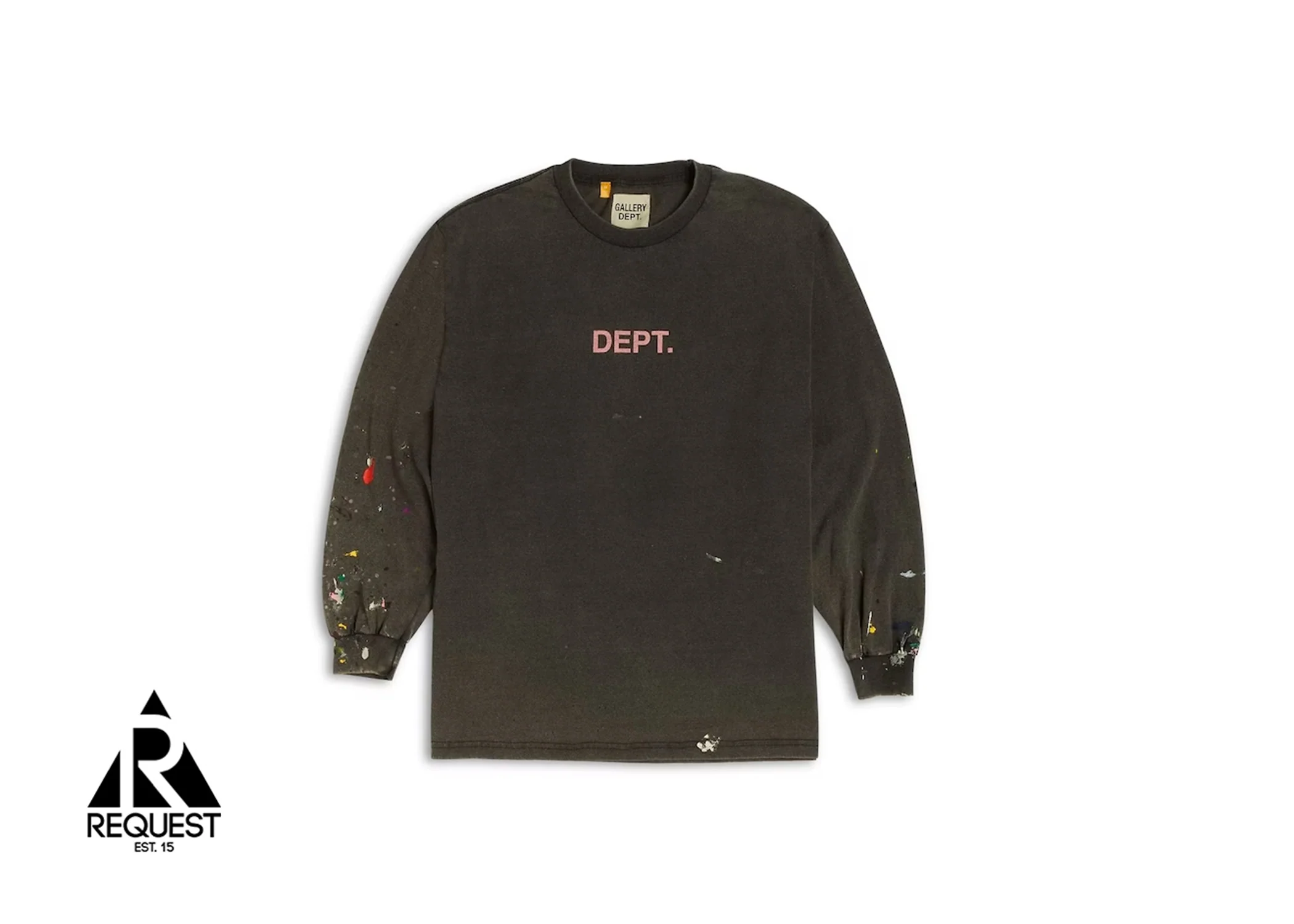 Paint Splatter L/S Tee "Black"