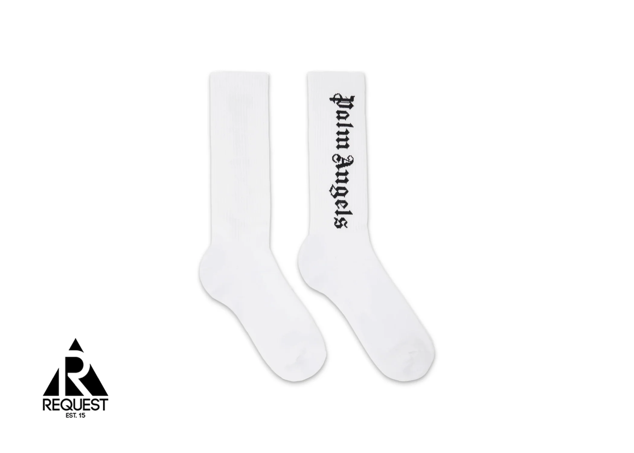 Palm Angels Script Socks "White"