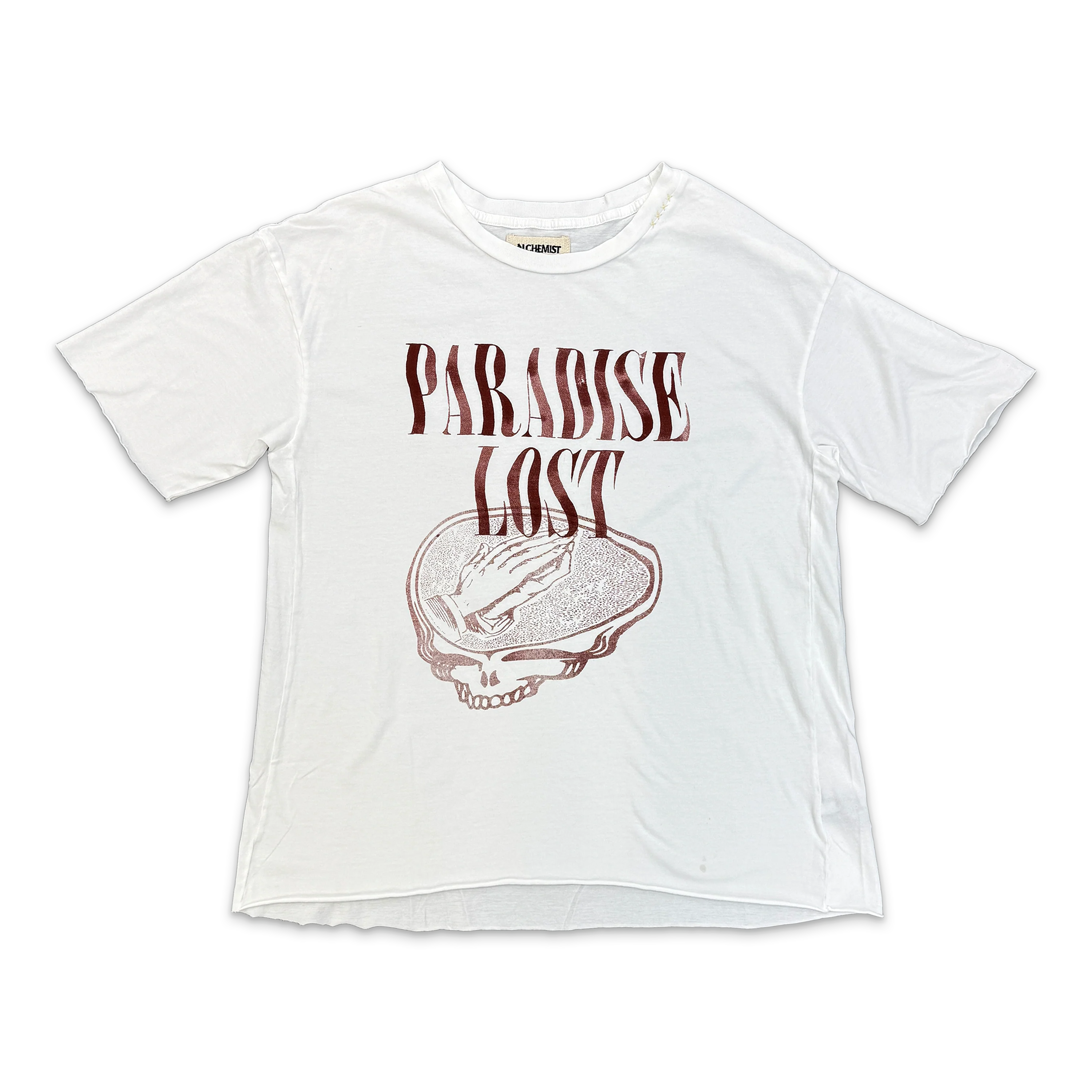 Paradise Pray Tee '25' "White Opal"