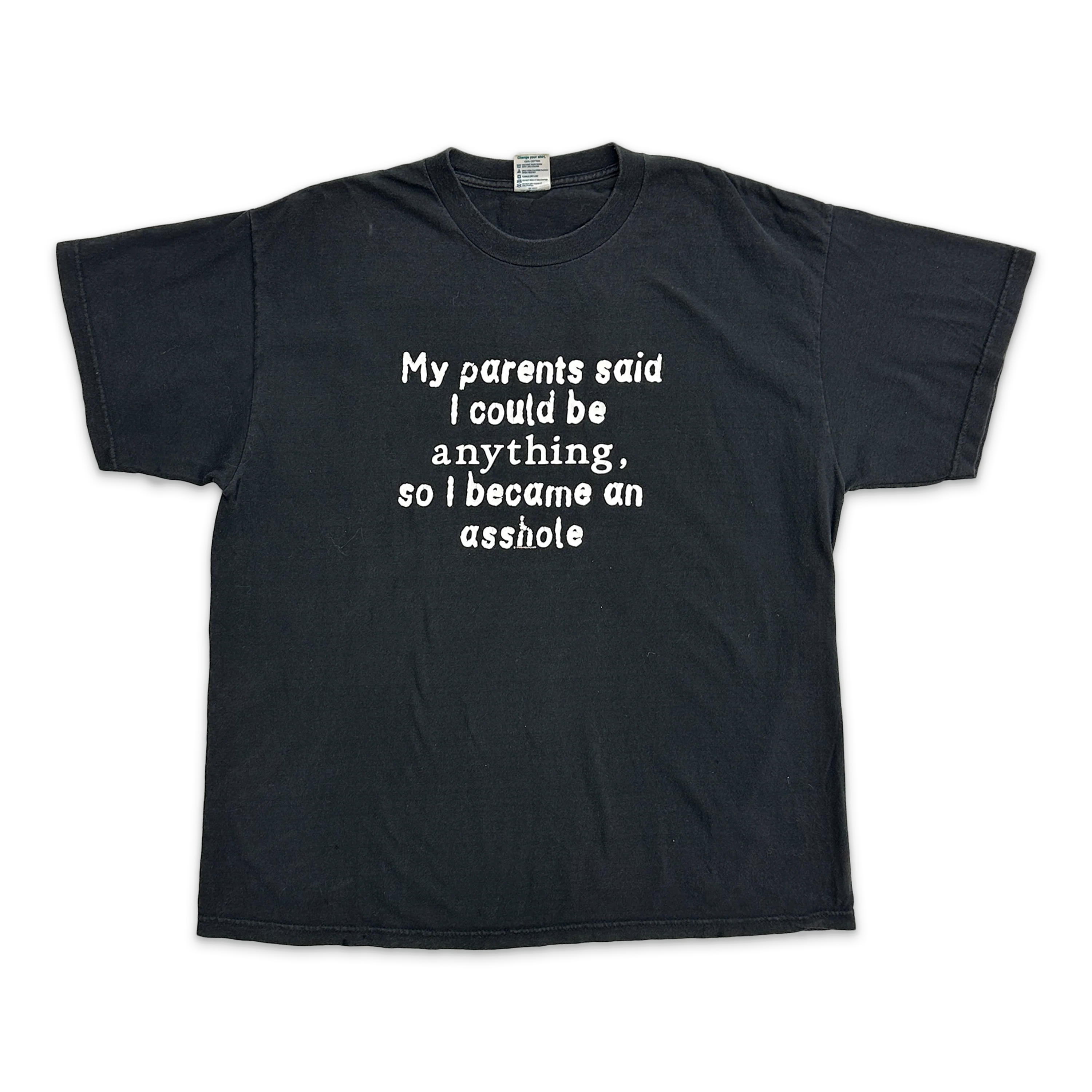 Parents Said I Could Be Anything Vintage Tee "Black"