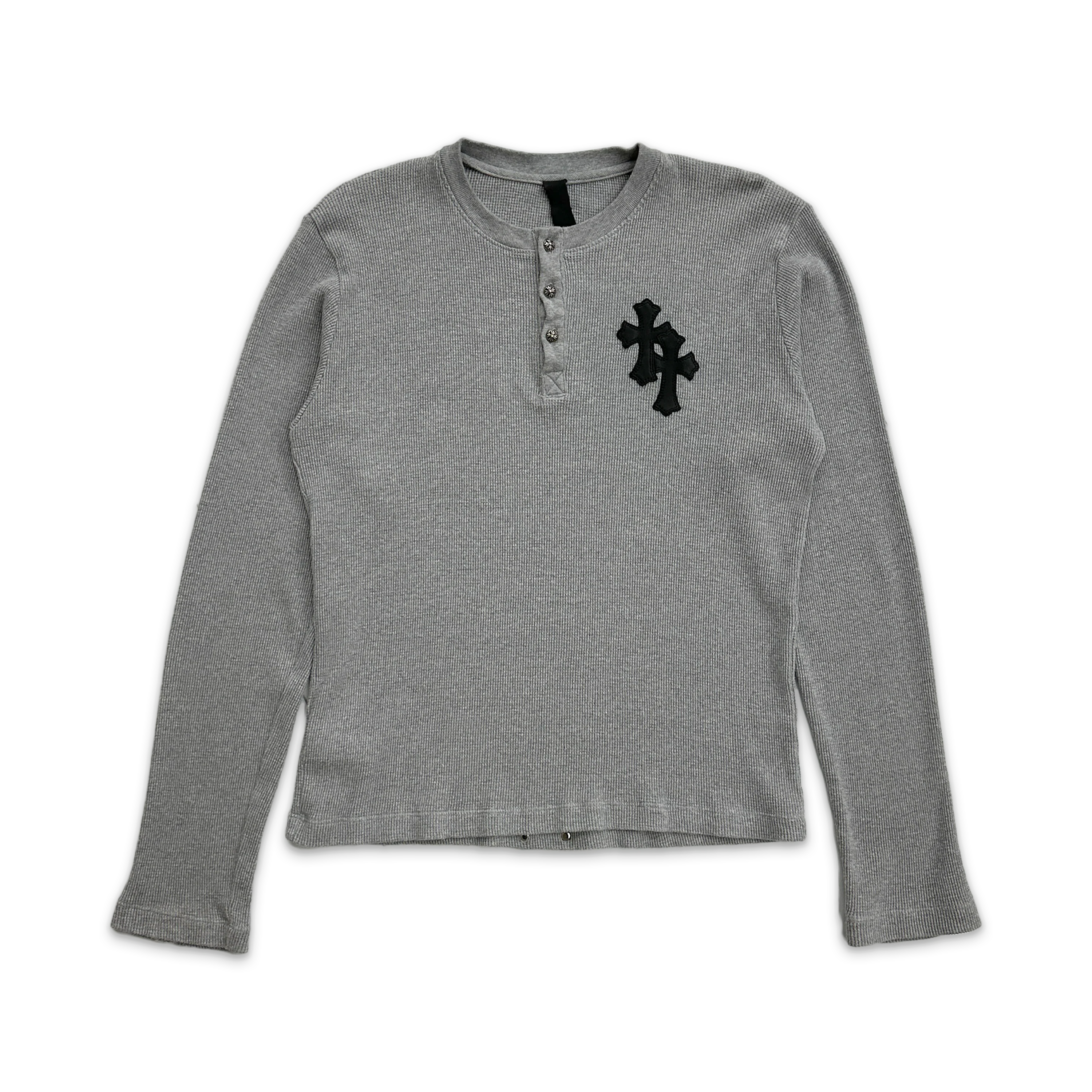 Patch Henley L/S "Grey"