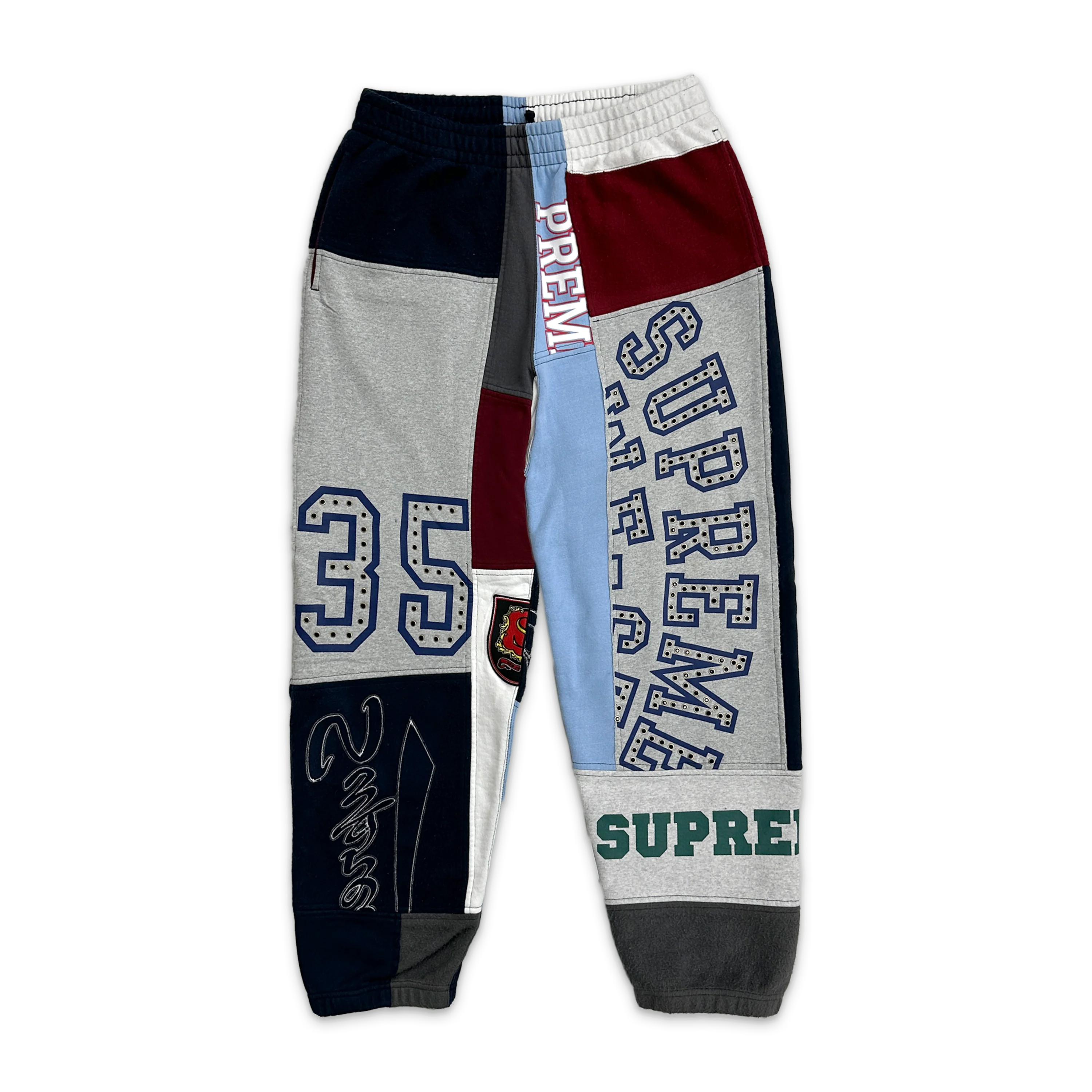 Patchwork Sweatpant (SS25) "Navy"