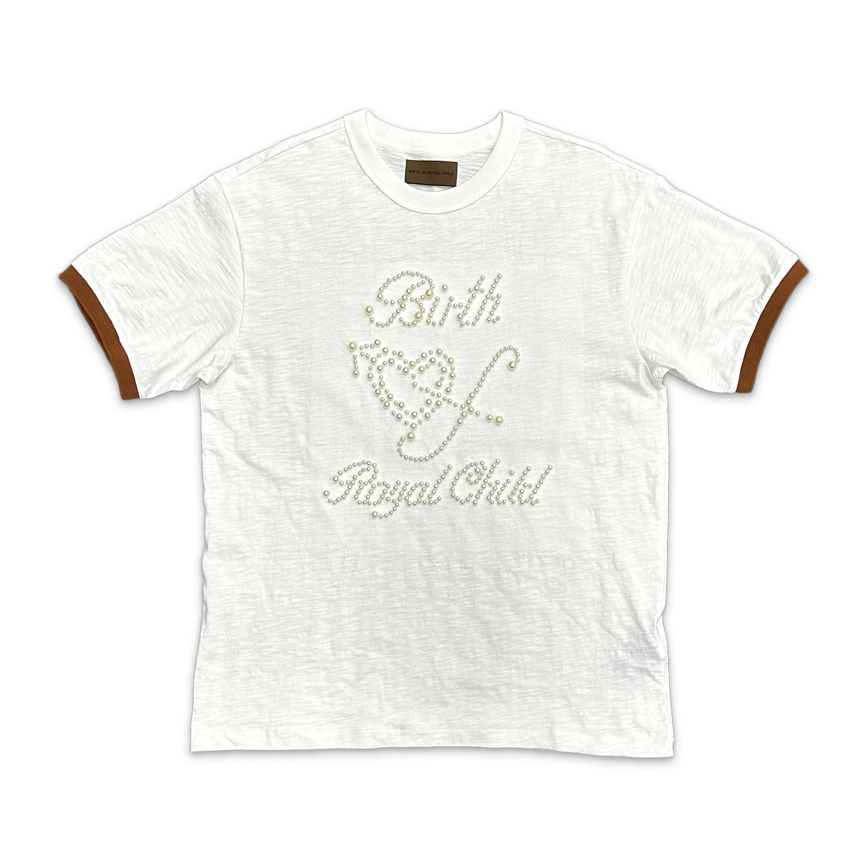 Pearl Patchwork T-Shirt "White"
