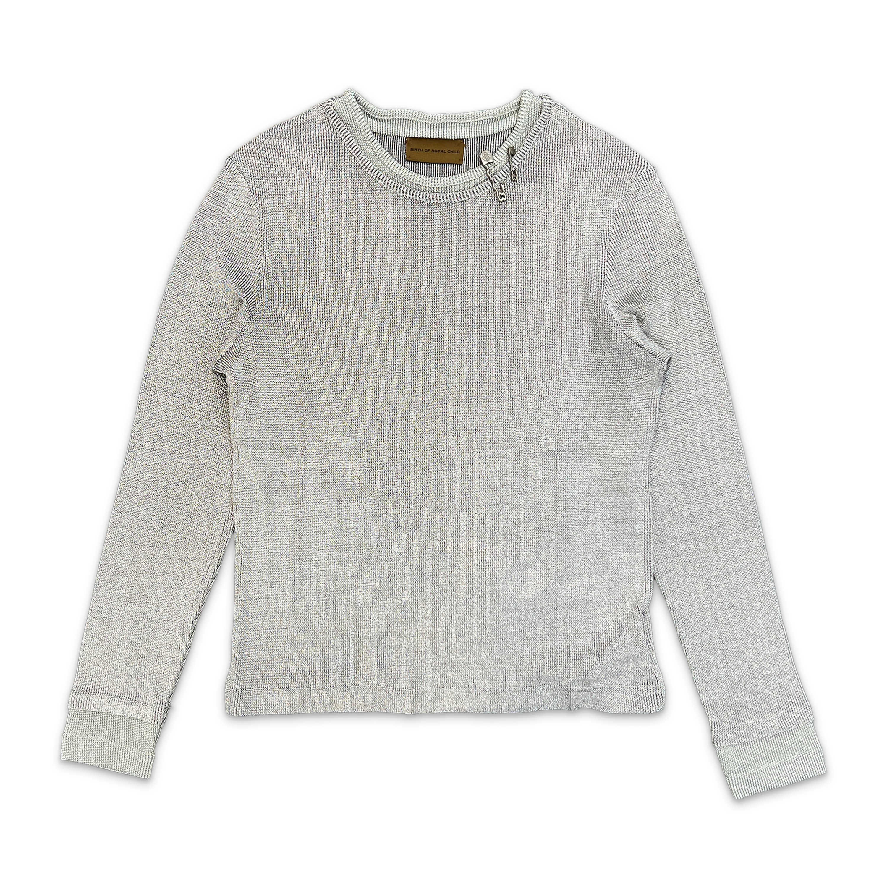 Pin Thread L/S Shirt "Grey"