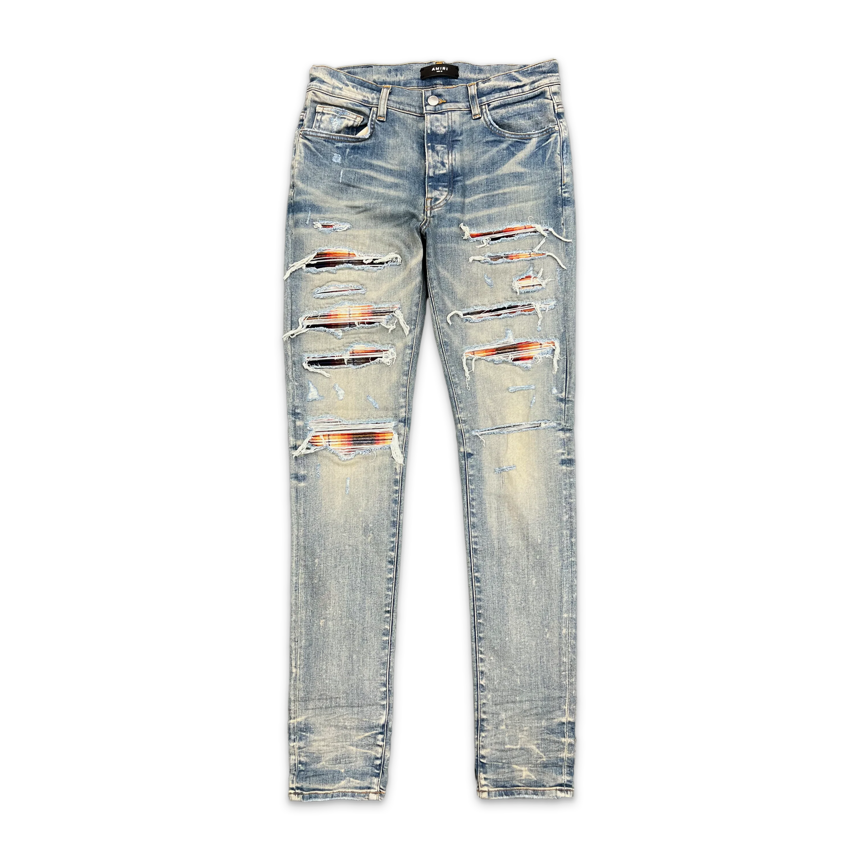 Plaid Thrasher Jeans "Clay Indigo"