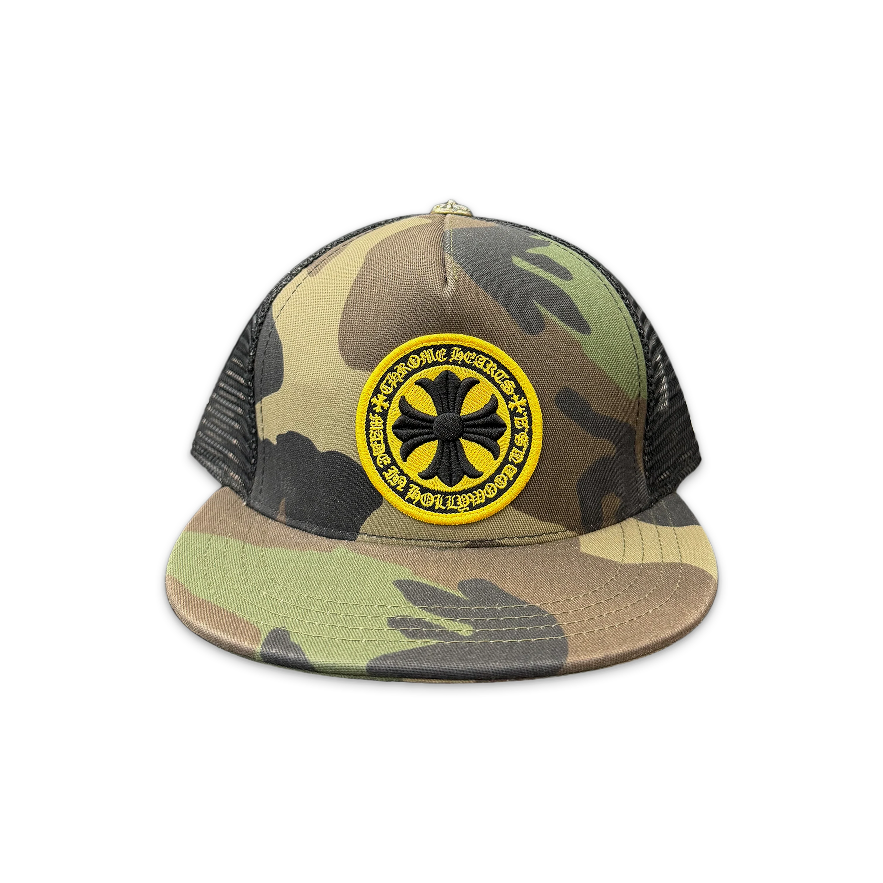 Plus Cross Patch Trucker Hat "Camo"