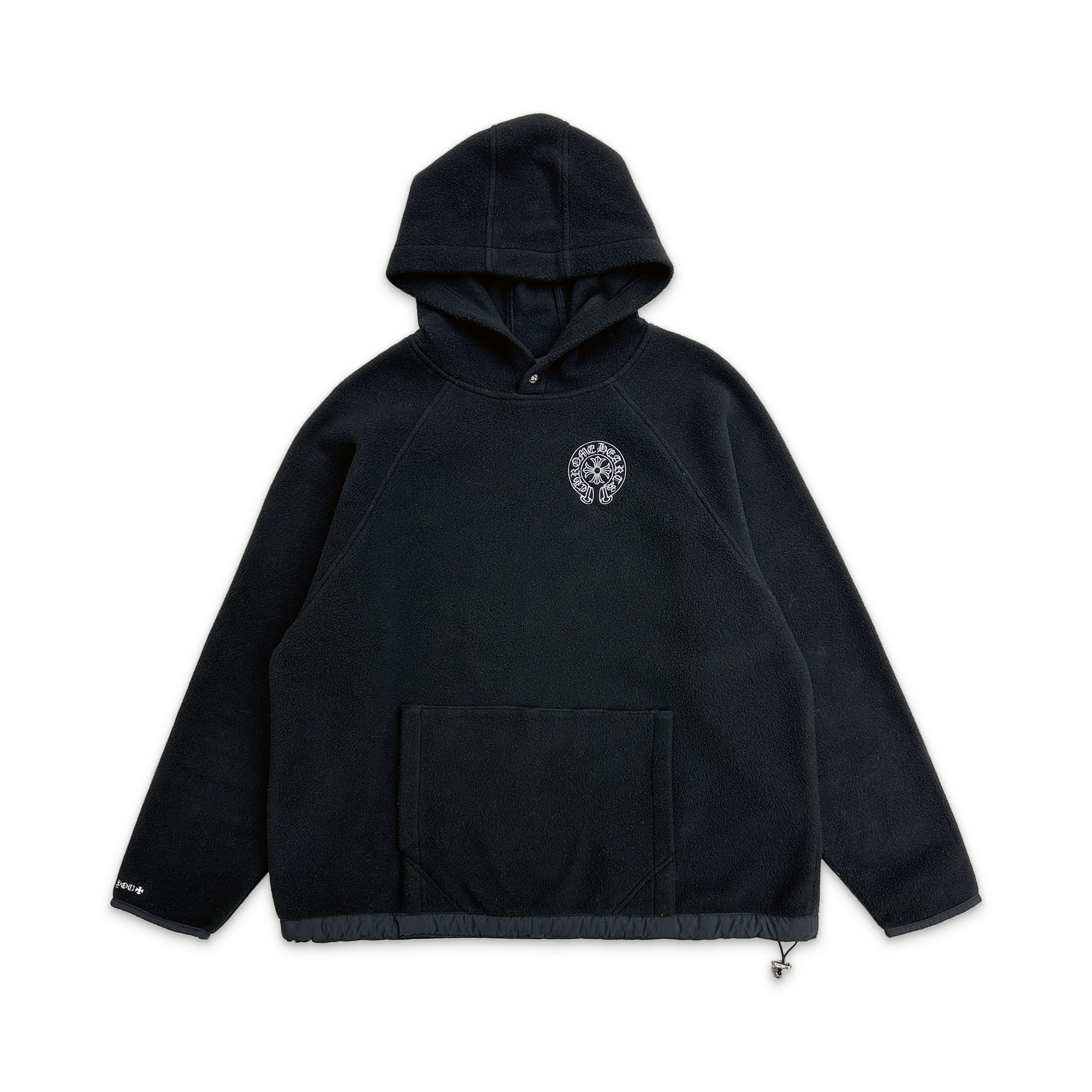 Polar Fleece Horseshoe Pullover "Black"