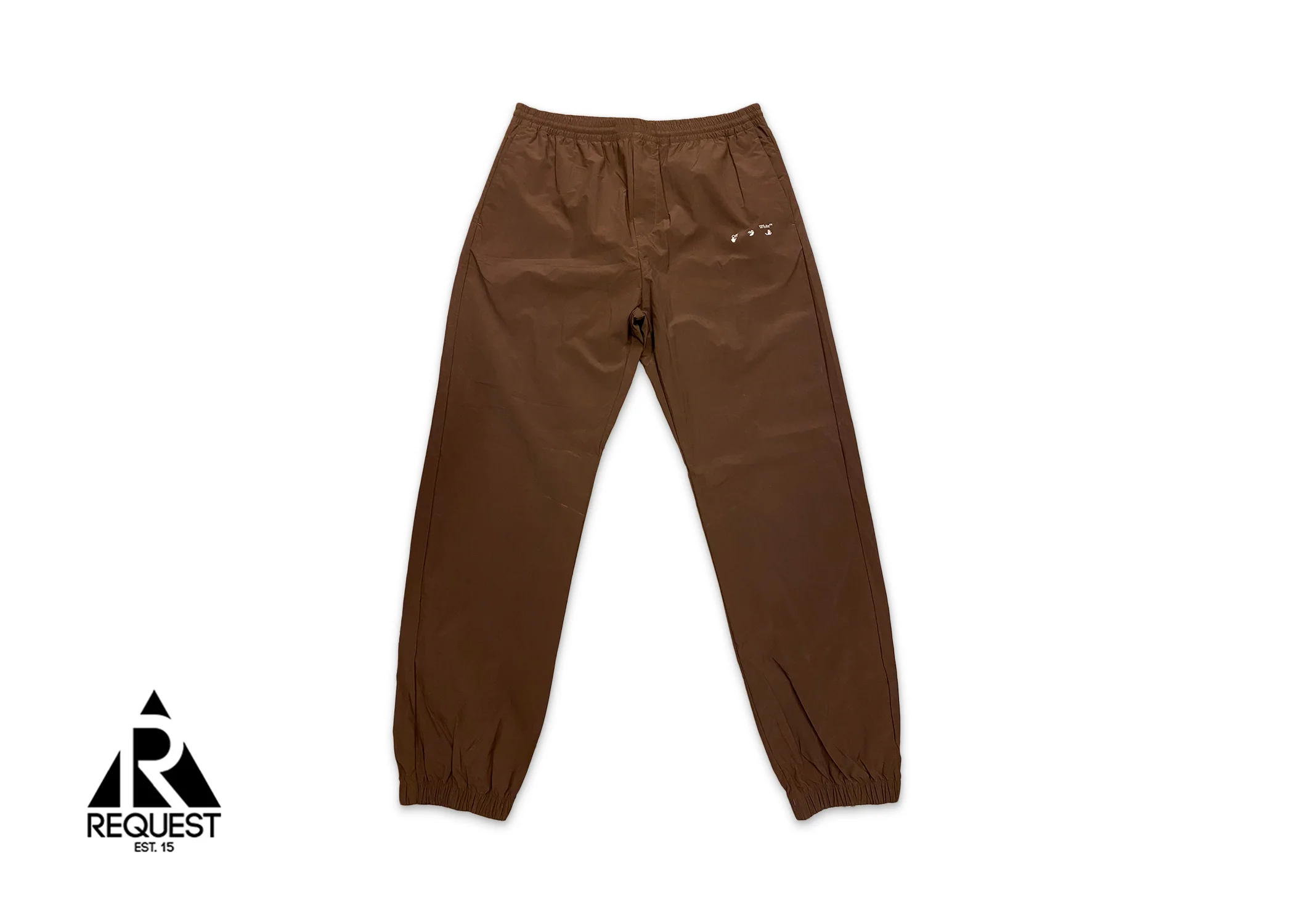 Polyester Track Pants "Brown"
