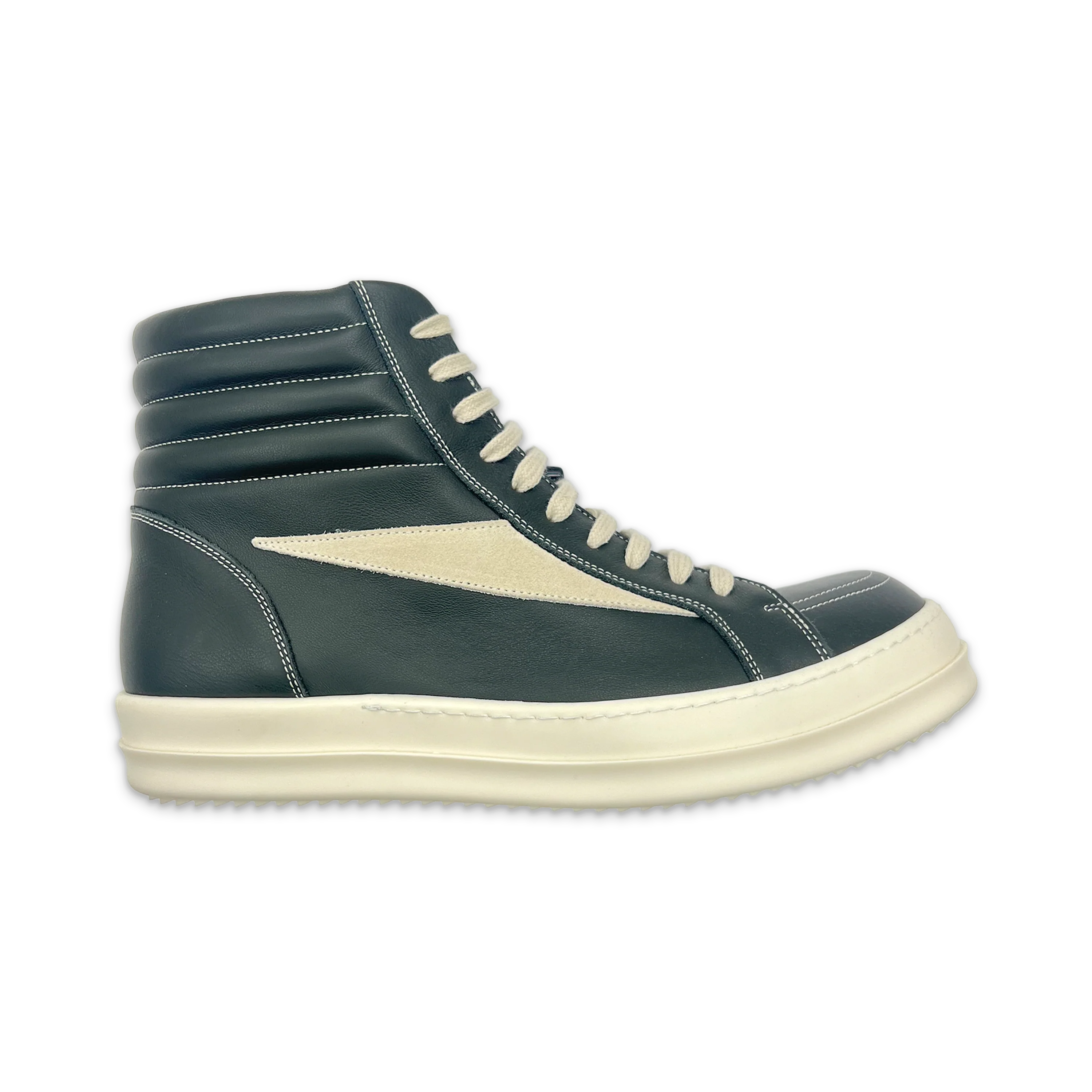 Porterville Leather Vintage Sneaks High "Forest Milk"