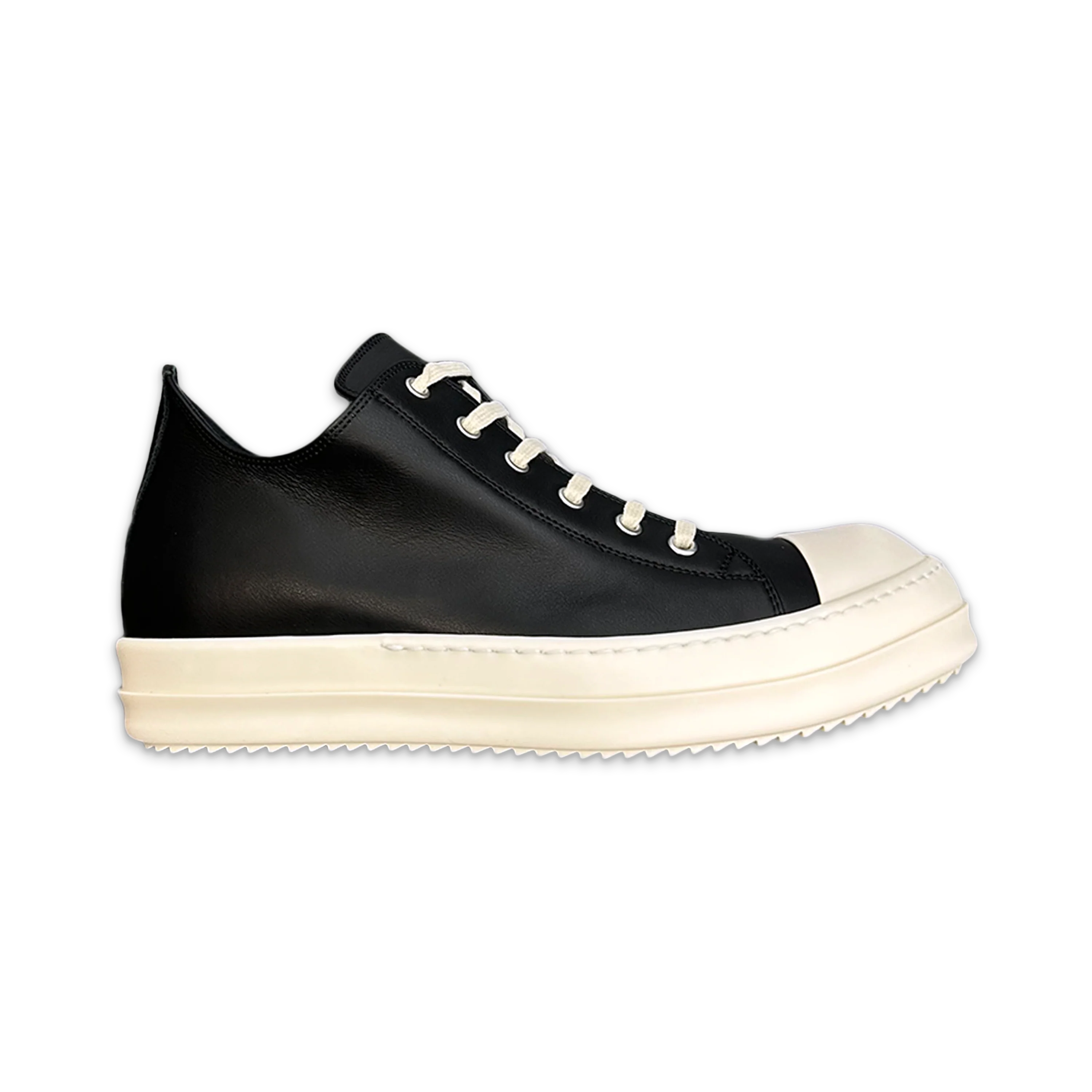 Porterville Ramones Leather Low "Black Milk"