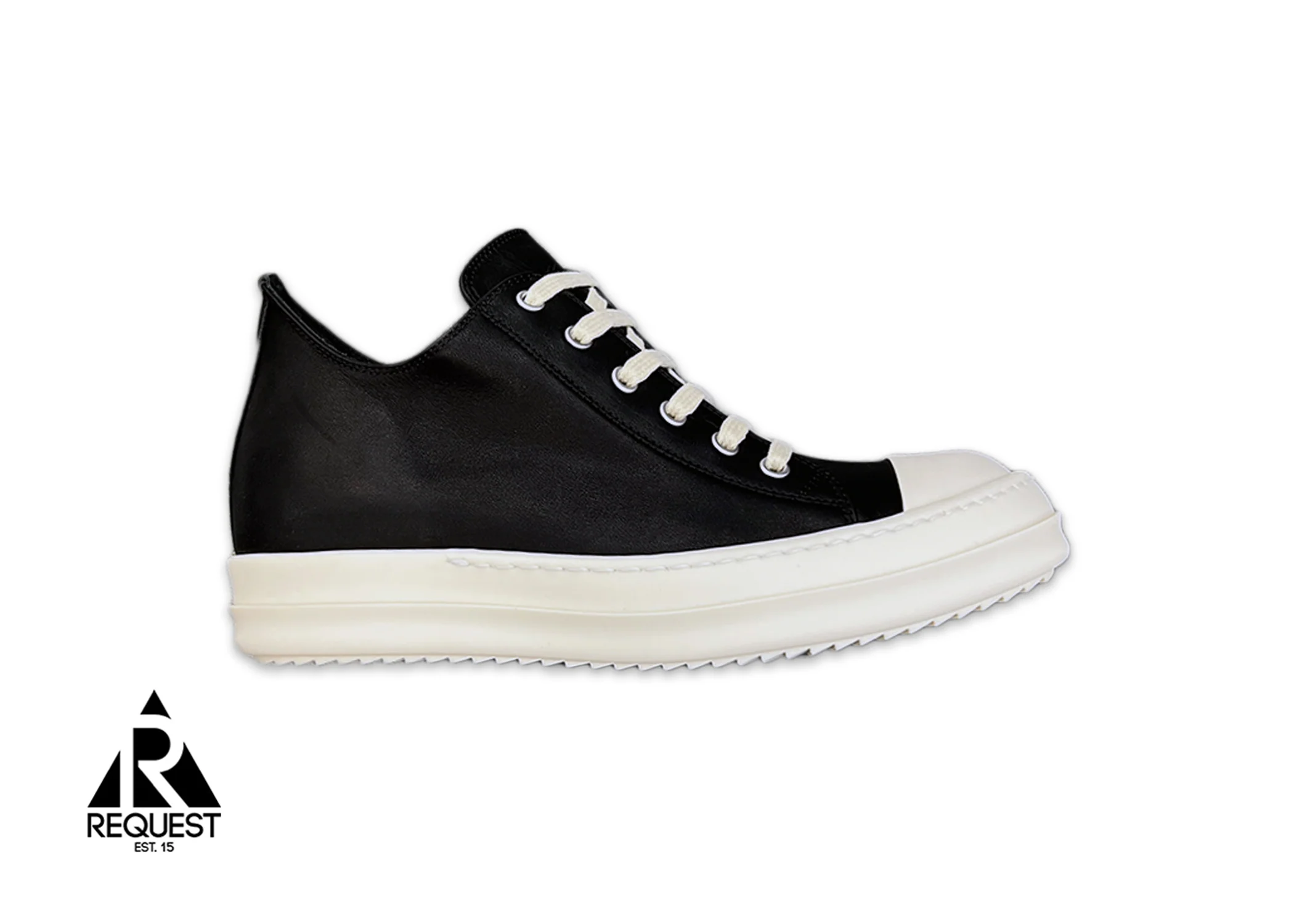 Porterville Ramones Leather Low "Black Milk" (W)