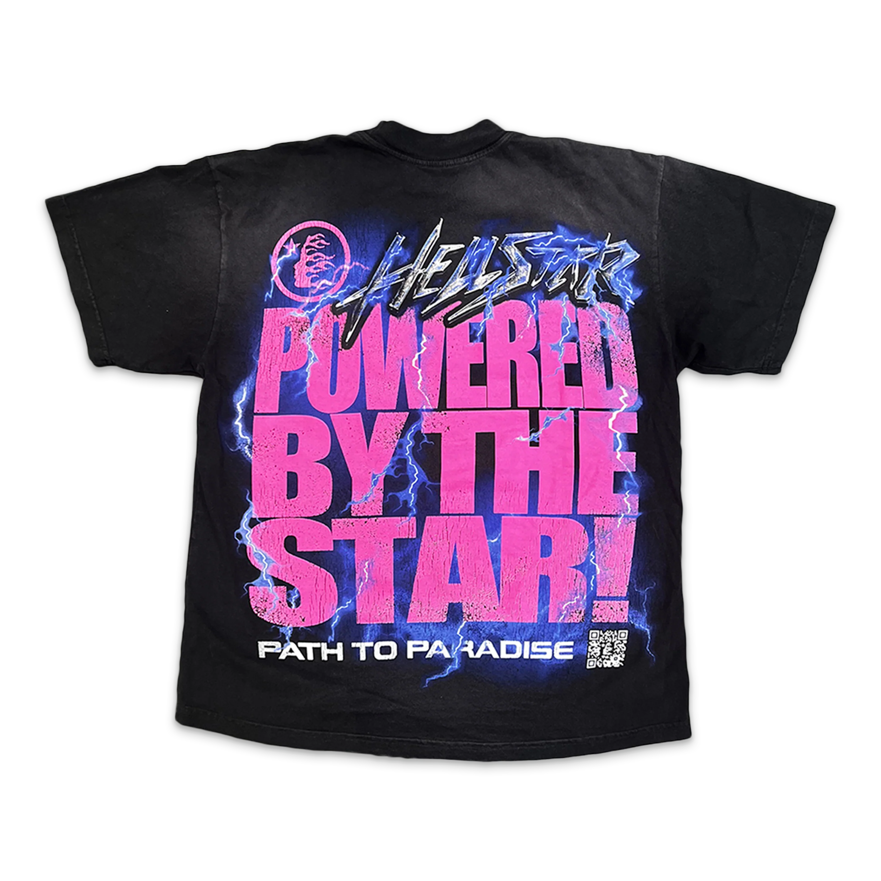 Powered By The Star Tee “Black” - Image 2