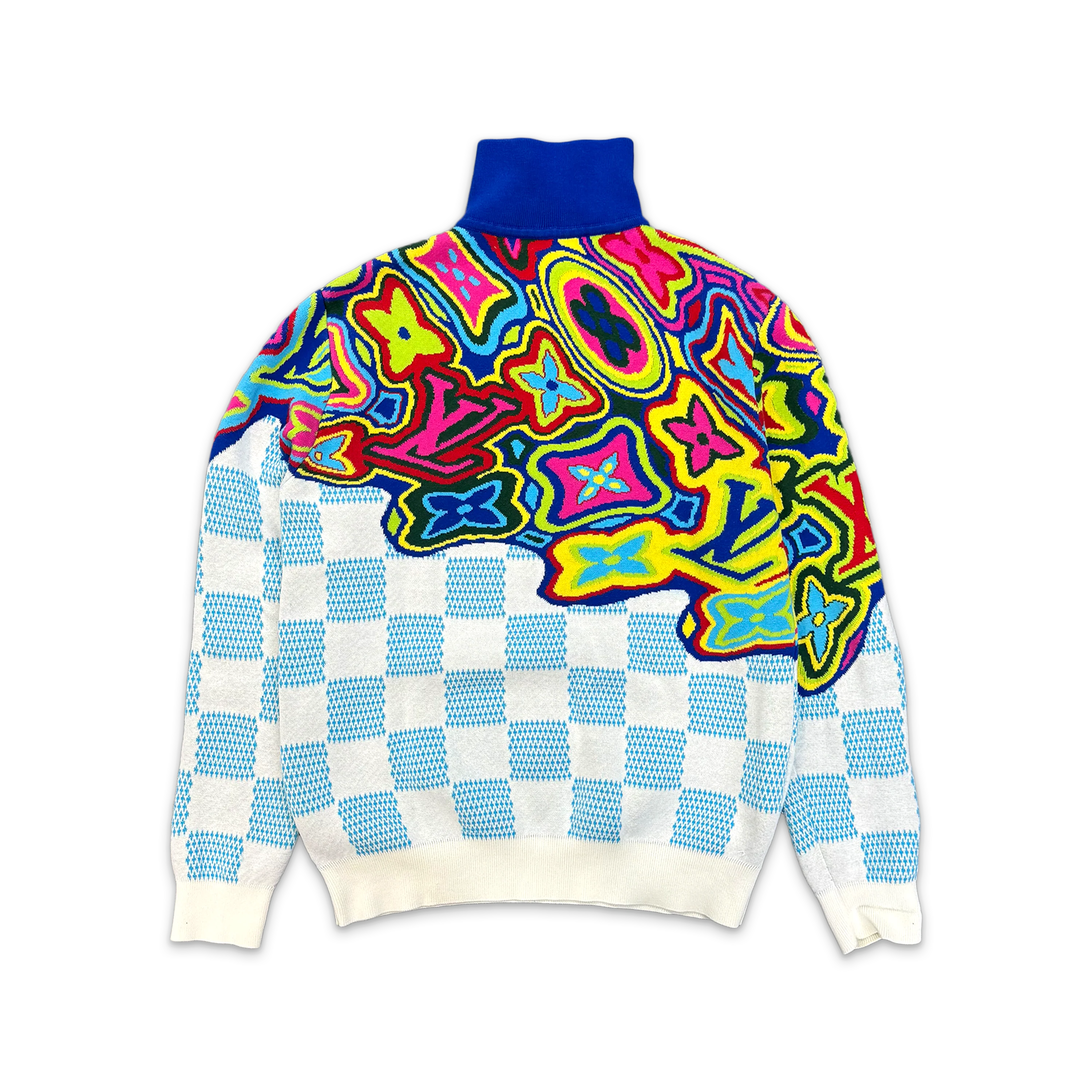 Psychedelic Monogram & Damier Quarter Zip Jacket "Multicolor" - Image 2
