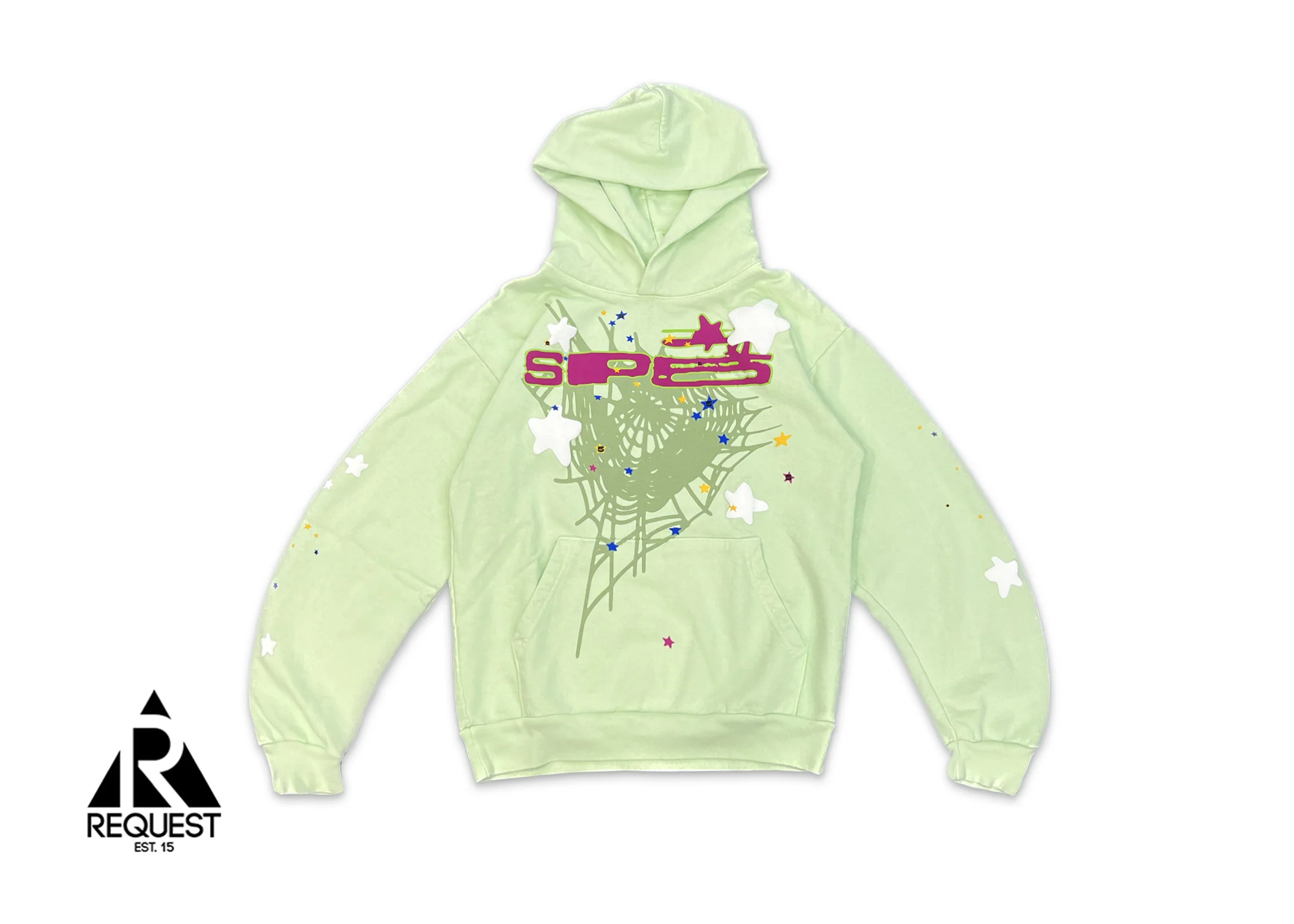 Punk Hoodie “Green Purple"