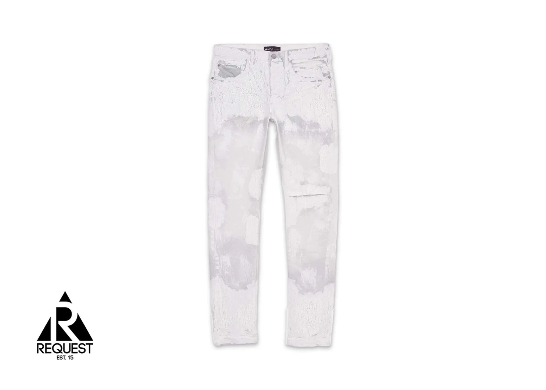 Purple Brand "Faded Ecru Crackle"