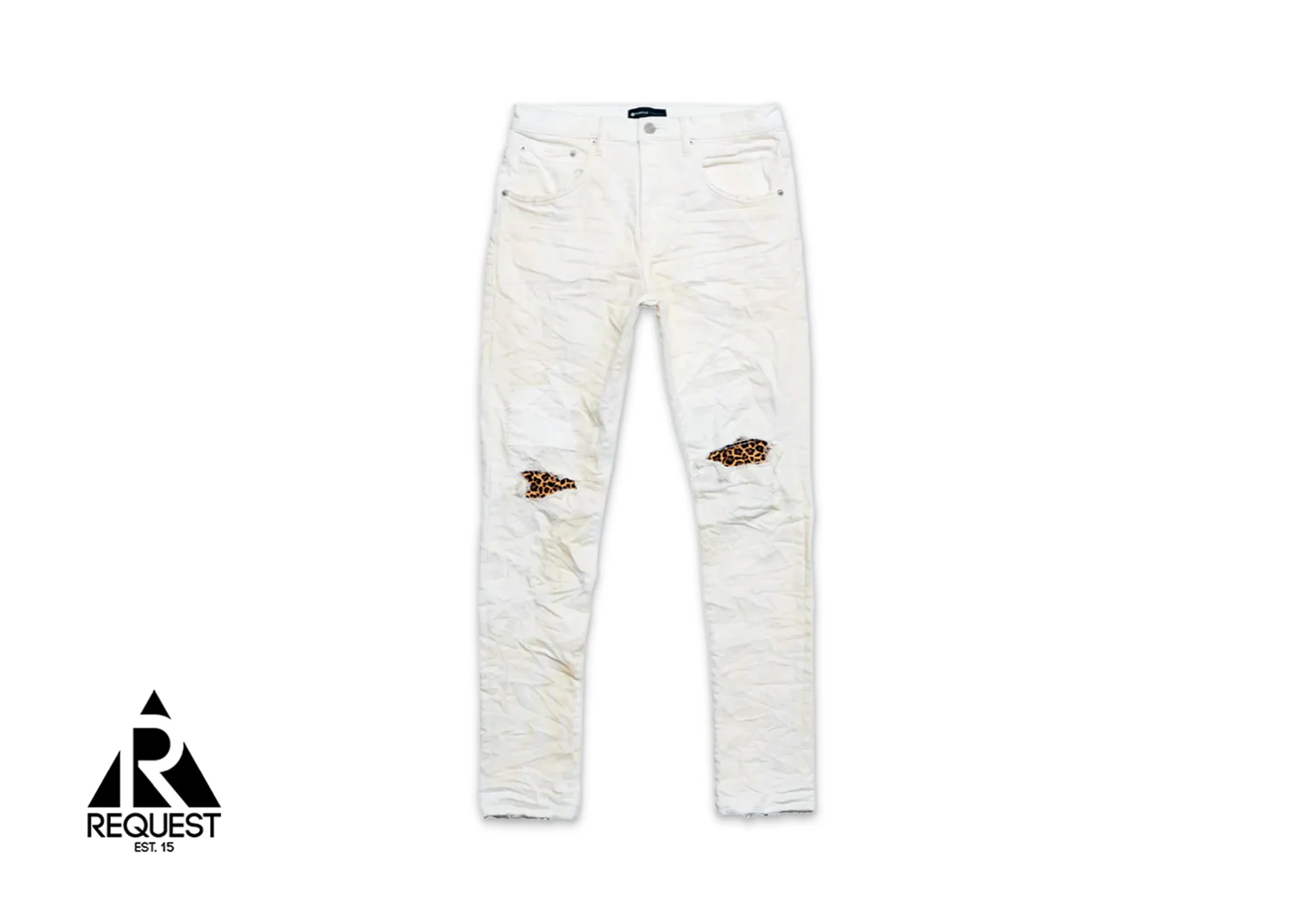 Purple Brand "White Animal Repair Jean"