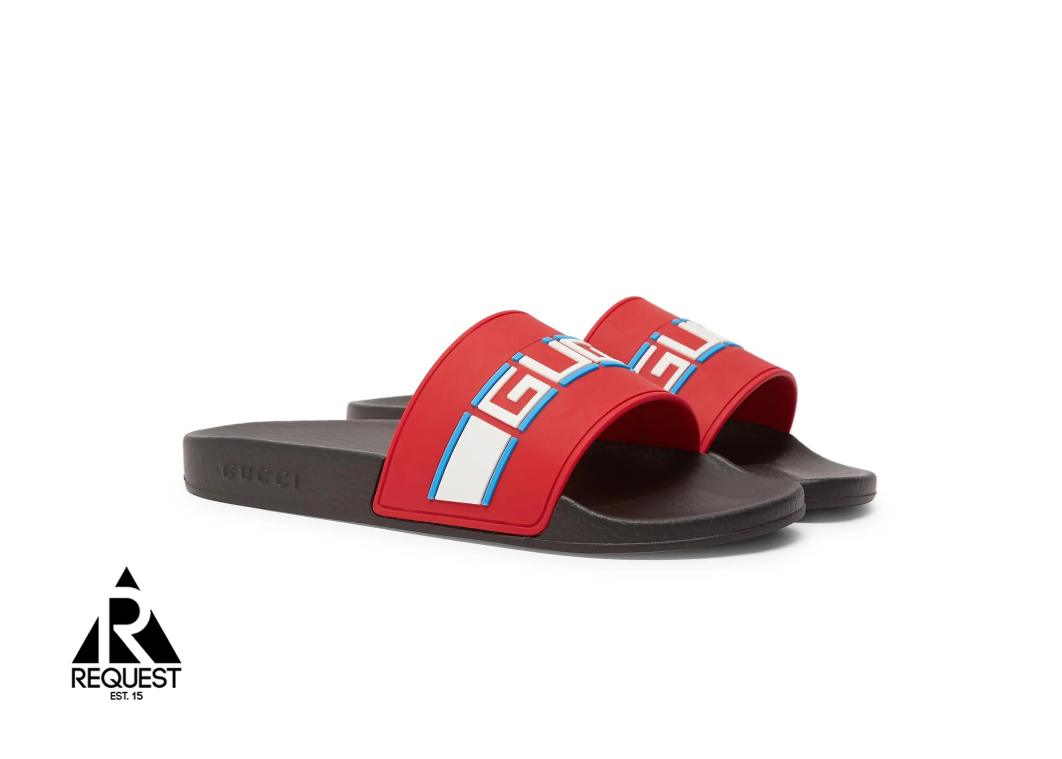 Pursuit Slide “Red Logo Stripe”
