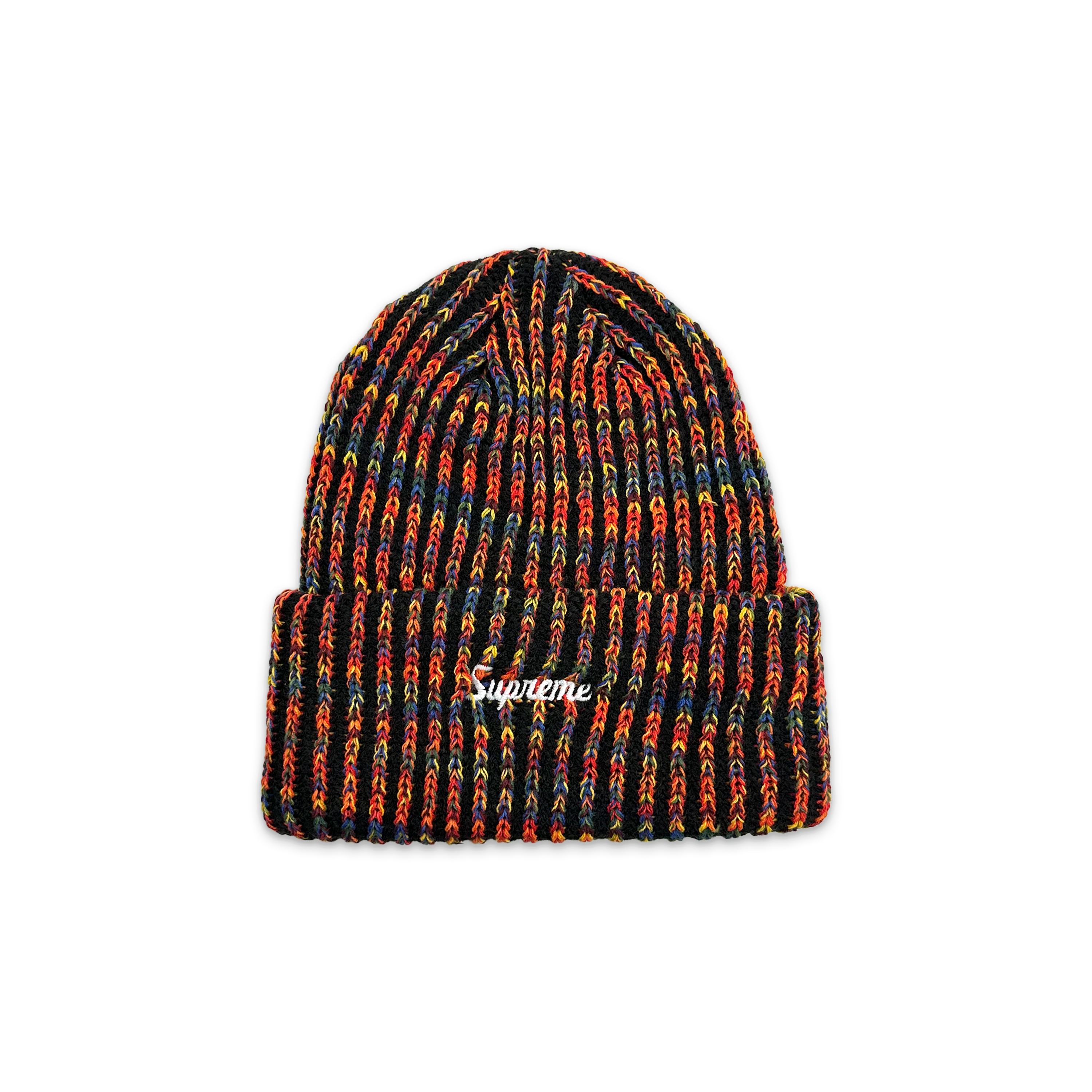 Rainbow Loose Gauge Beanie FW25 "Black"