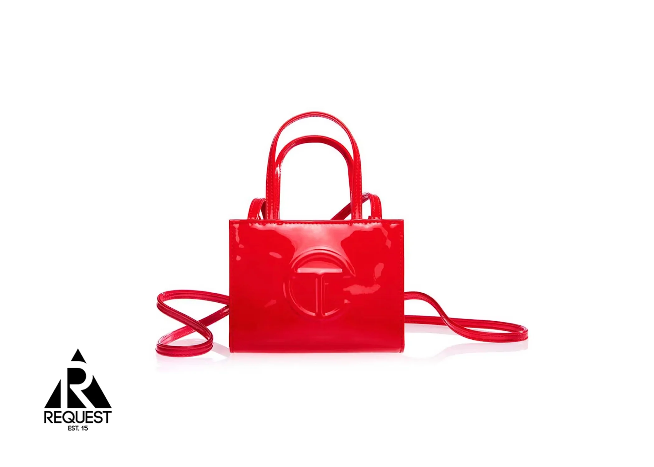 Red Patent Bag