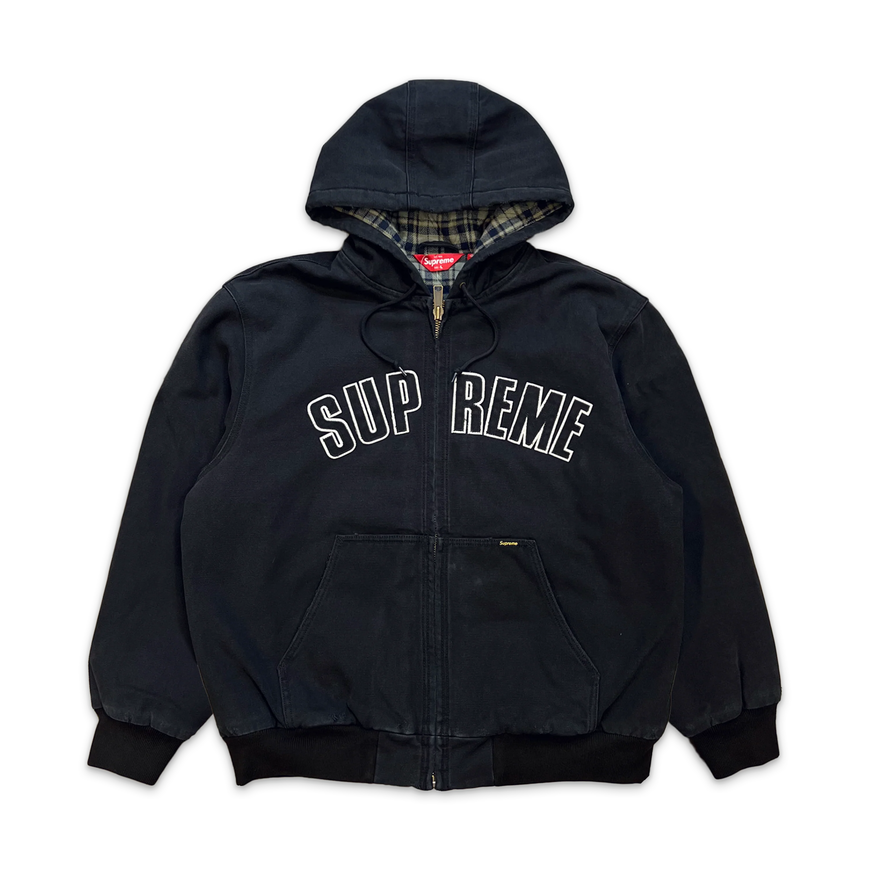 Reflective Arc Hooded Work Jacket FW25 "Black"