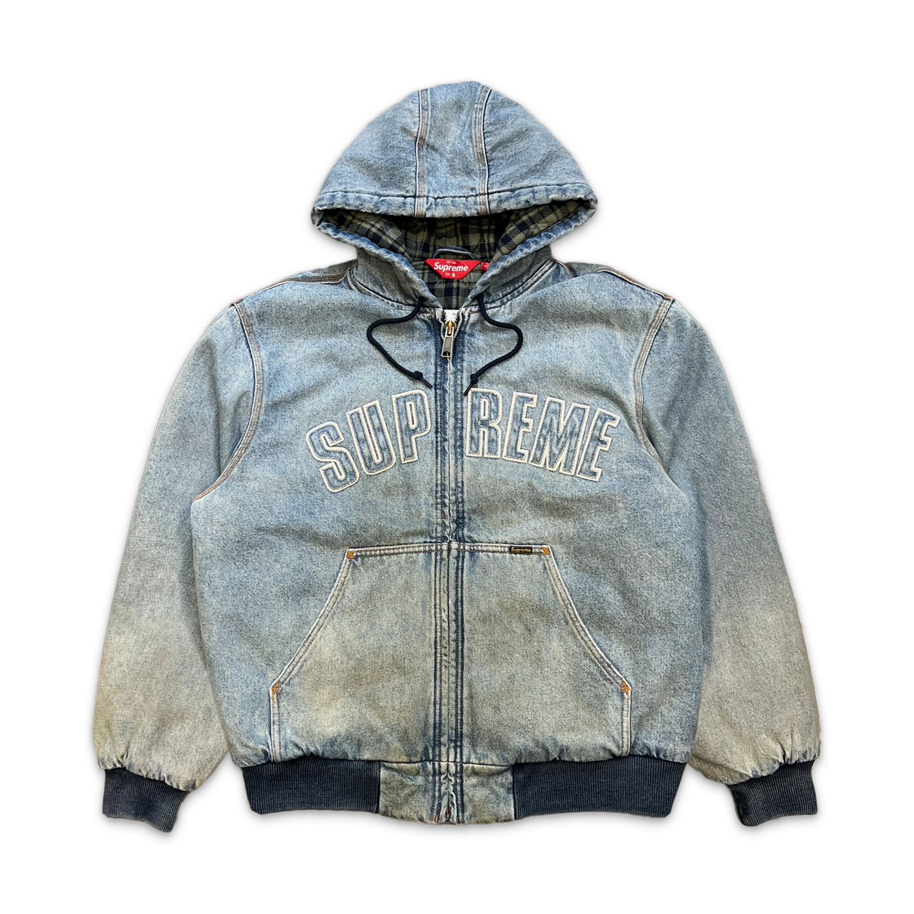Reflective Arc Hooded Work Jacket FW25 "Denim"
