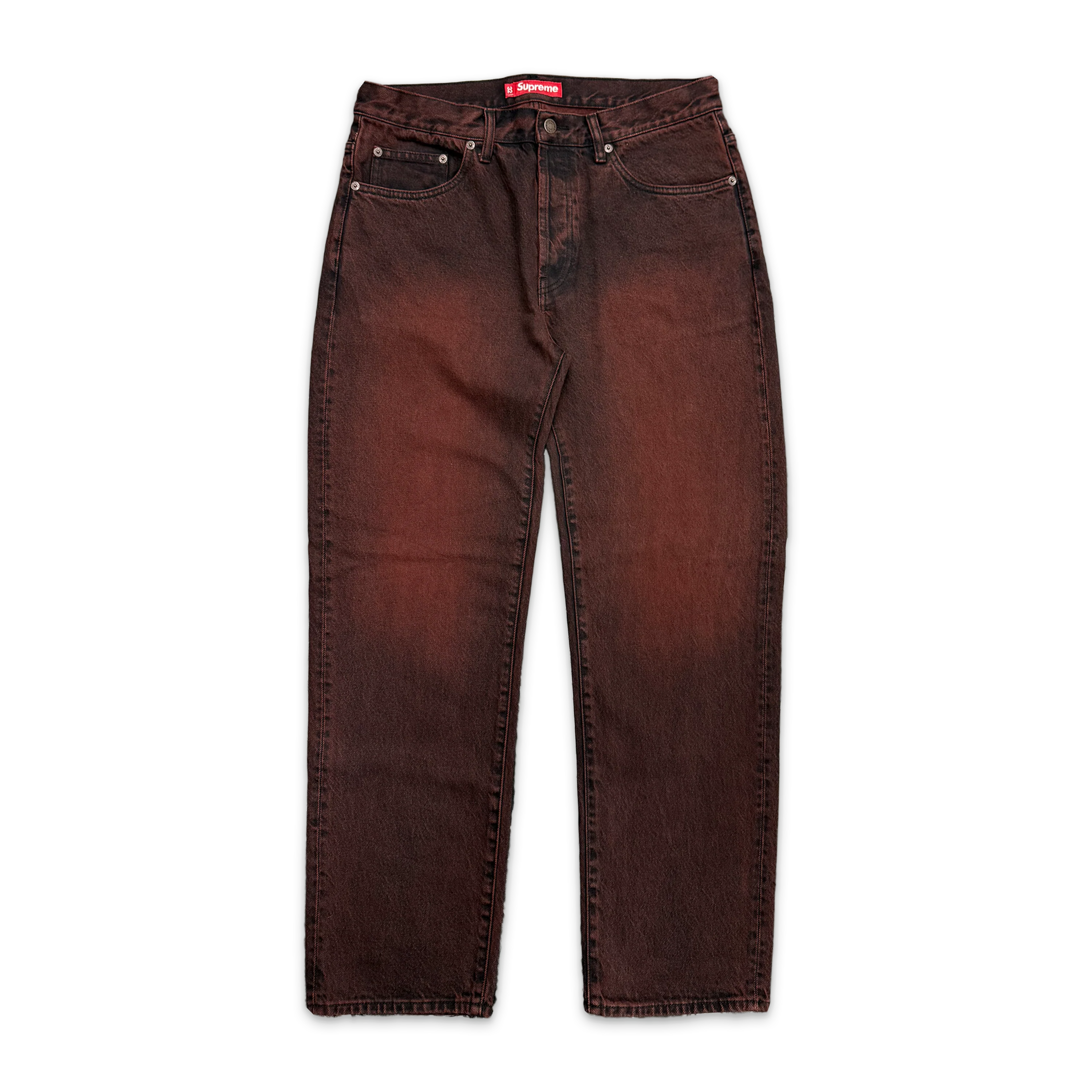 Regular Jean "Overdyed Red"