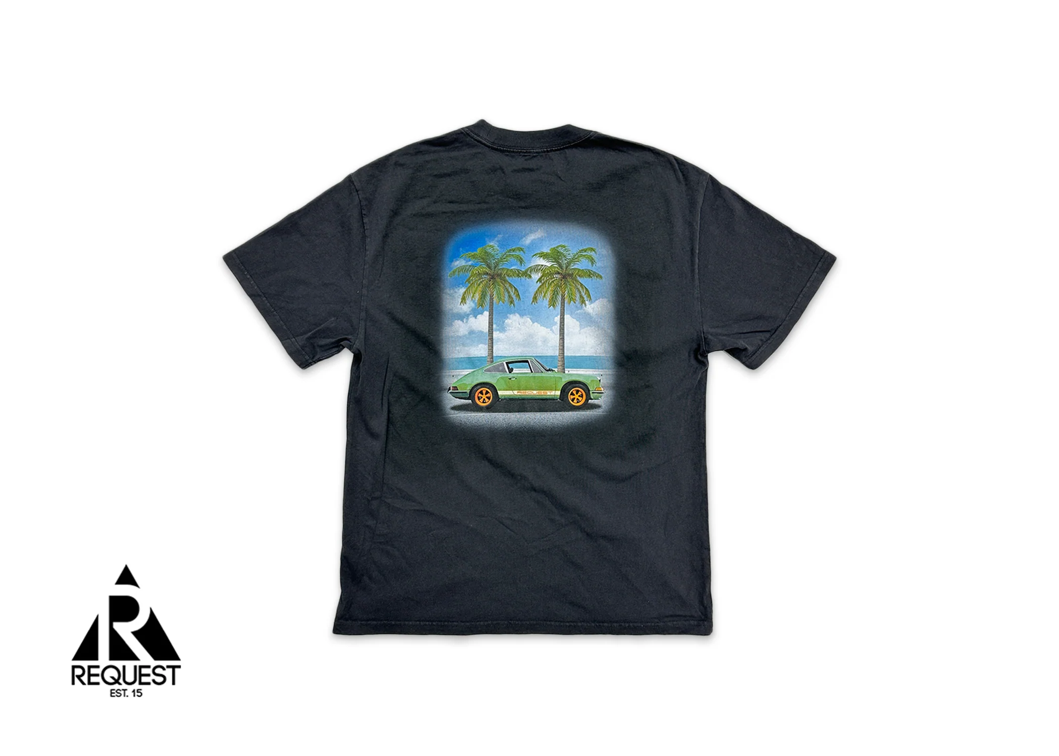 Request 911 Tee "Washed Black” - Image 2