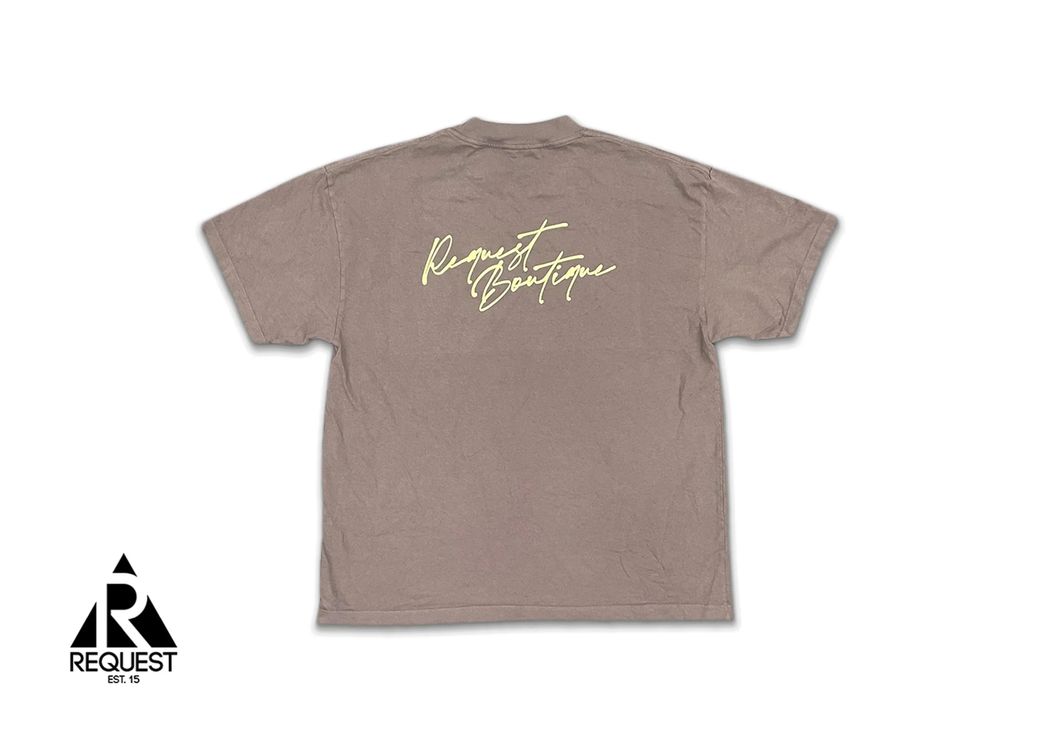 Request Script Tee "Coffee Quartz" - Image 2