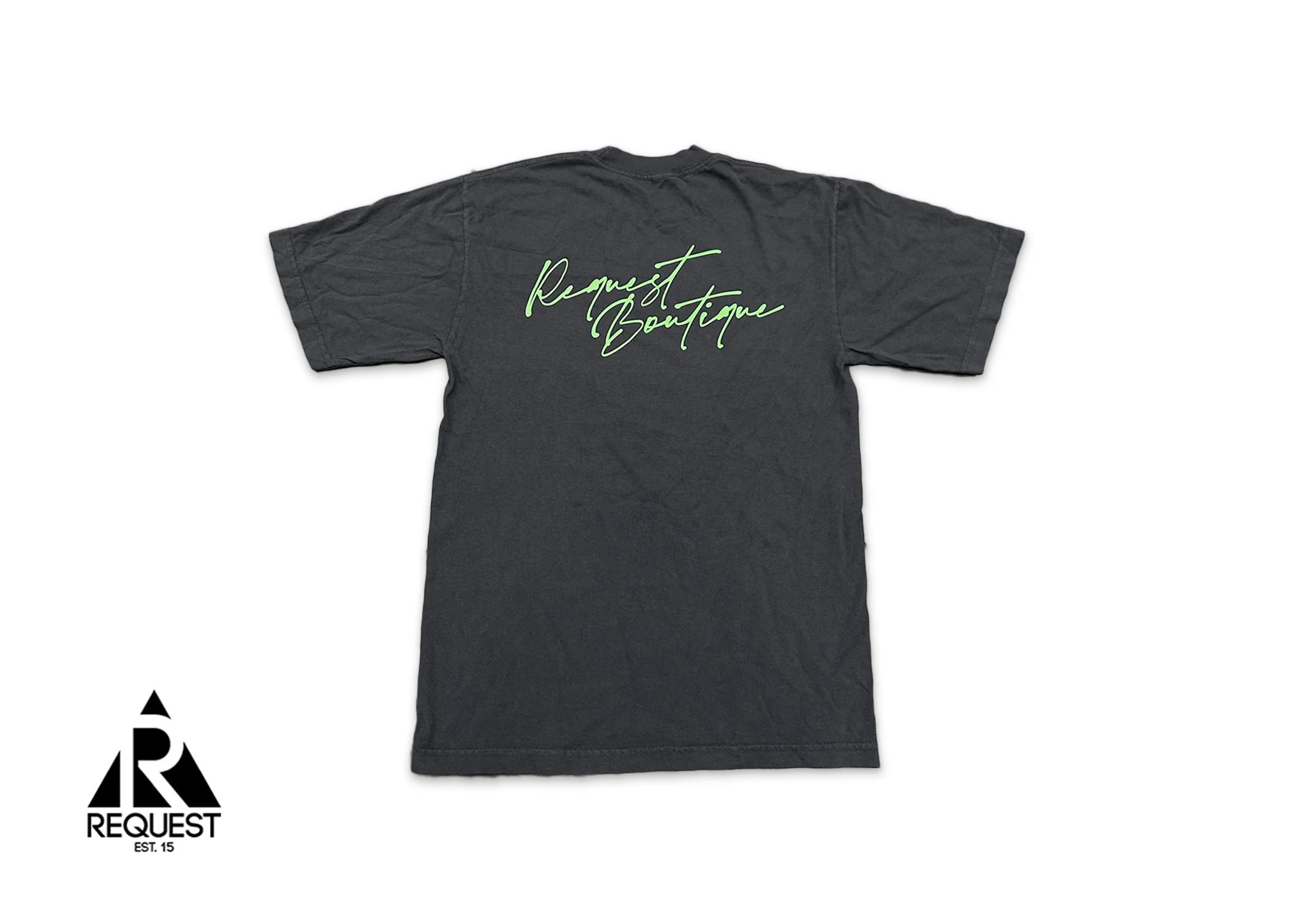 Request Script Tee "Dolphin Blue” - Image 2