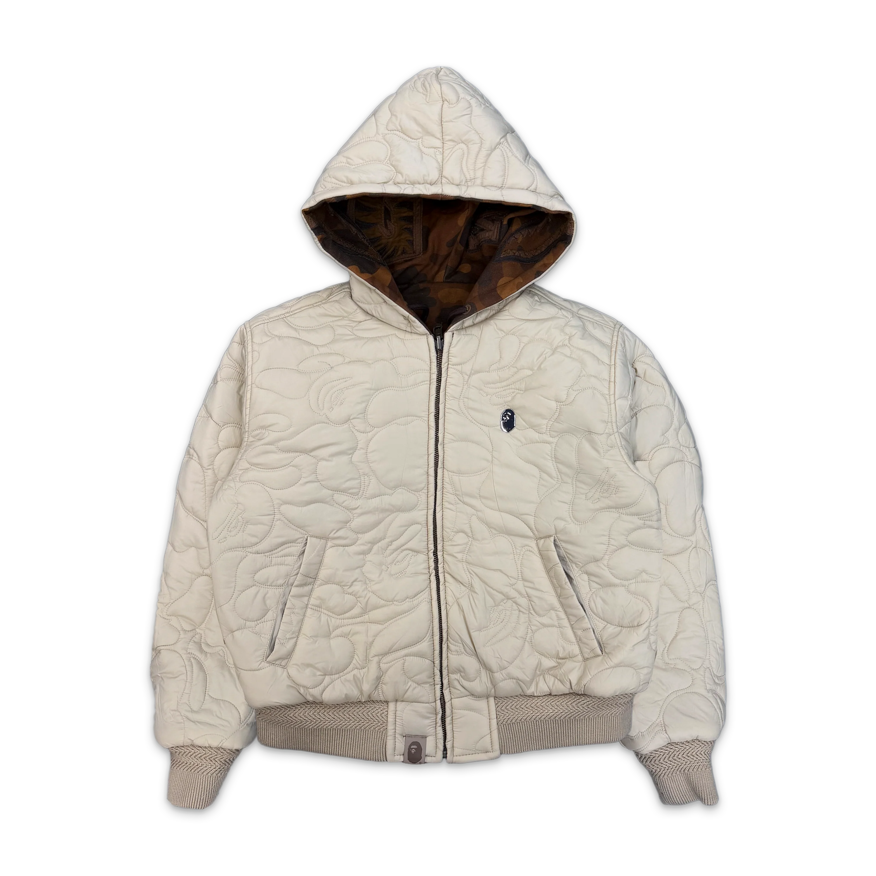 Reversible Shark Zip Heavy Work Jacket "1st Camo Orange" - Image 2