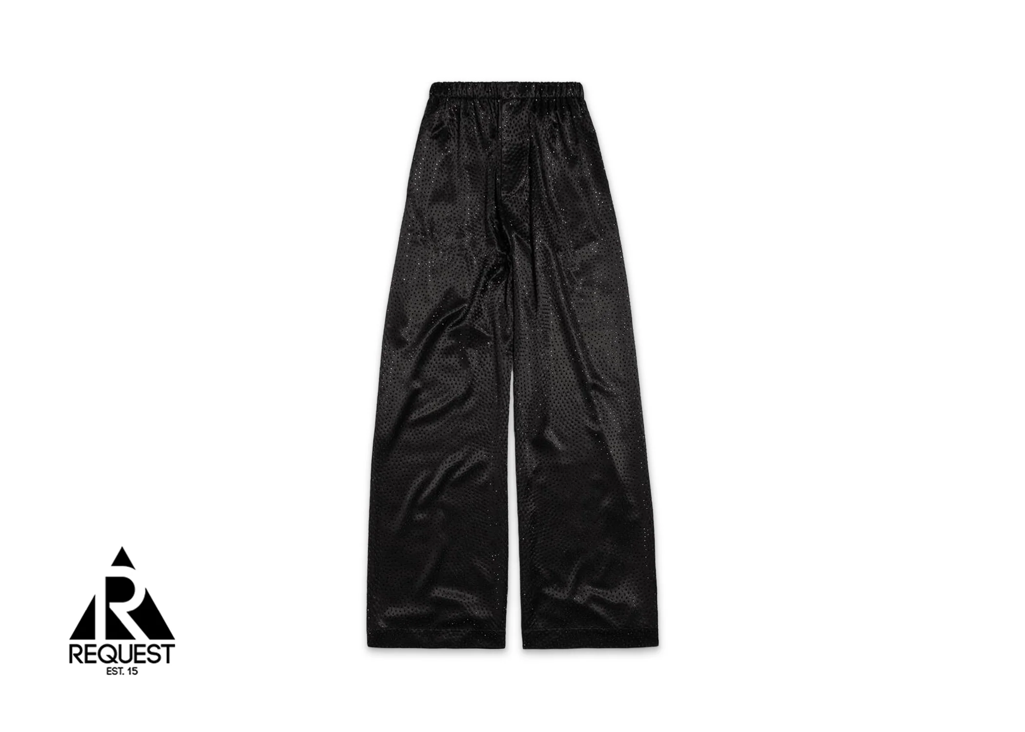 Rhinestone Baggy Sweatpants "Black"
