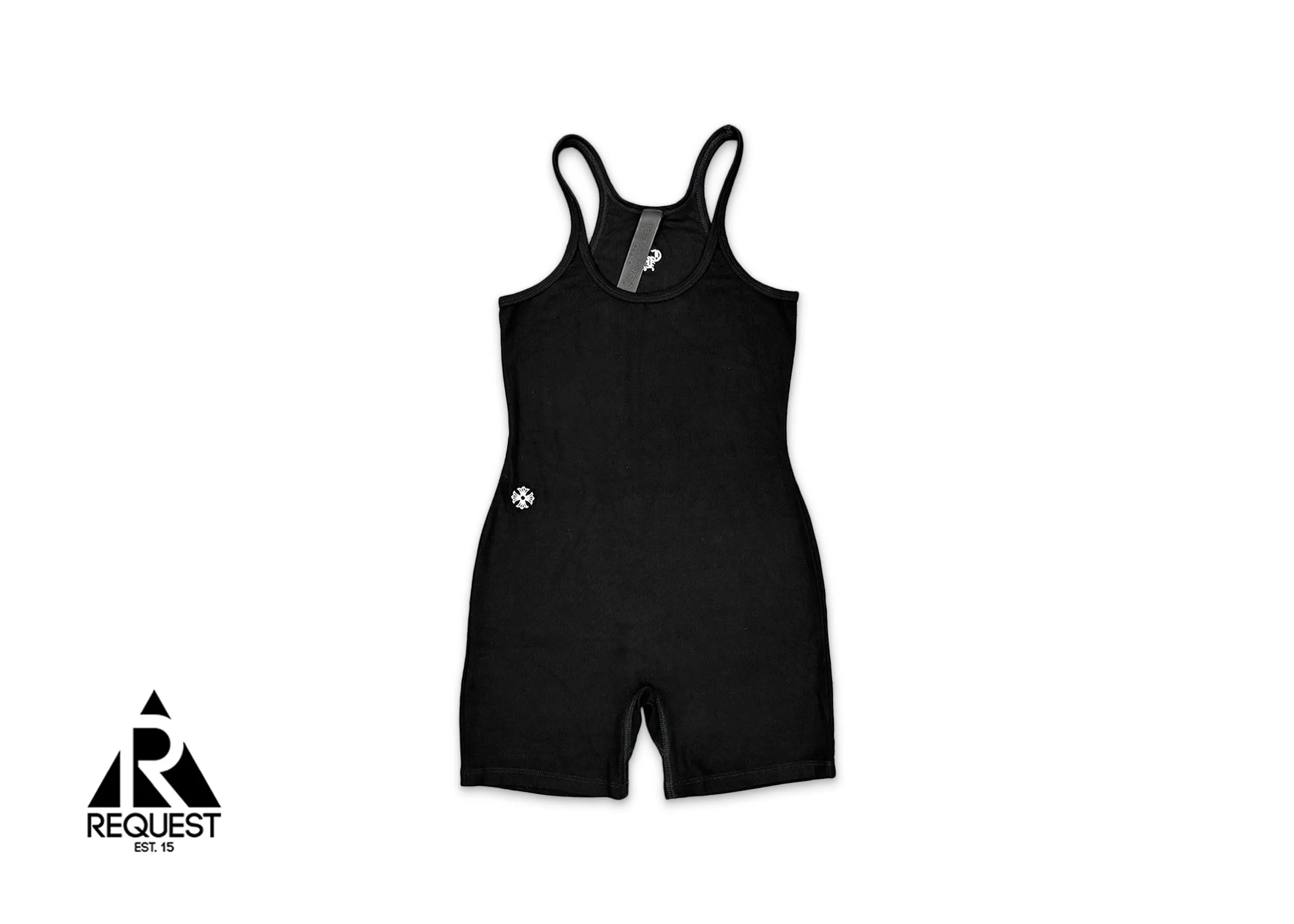 Ribbed Onesie Bodysuit "Black" (W)