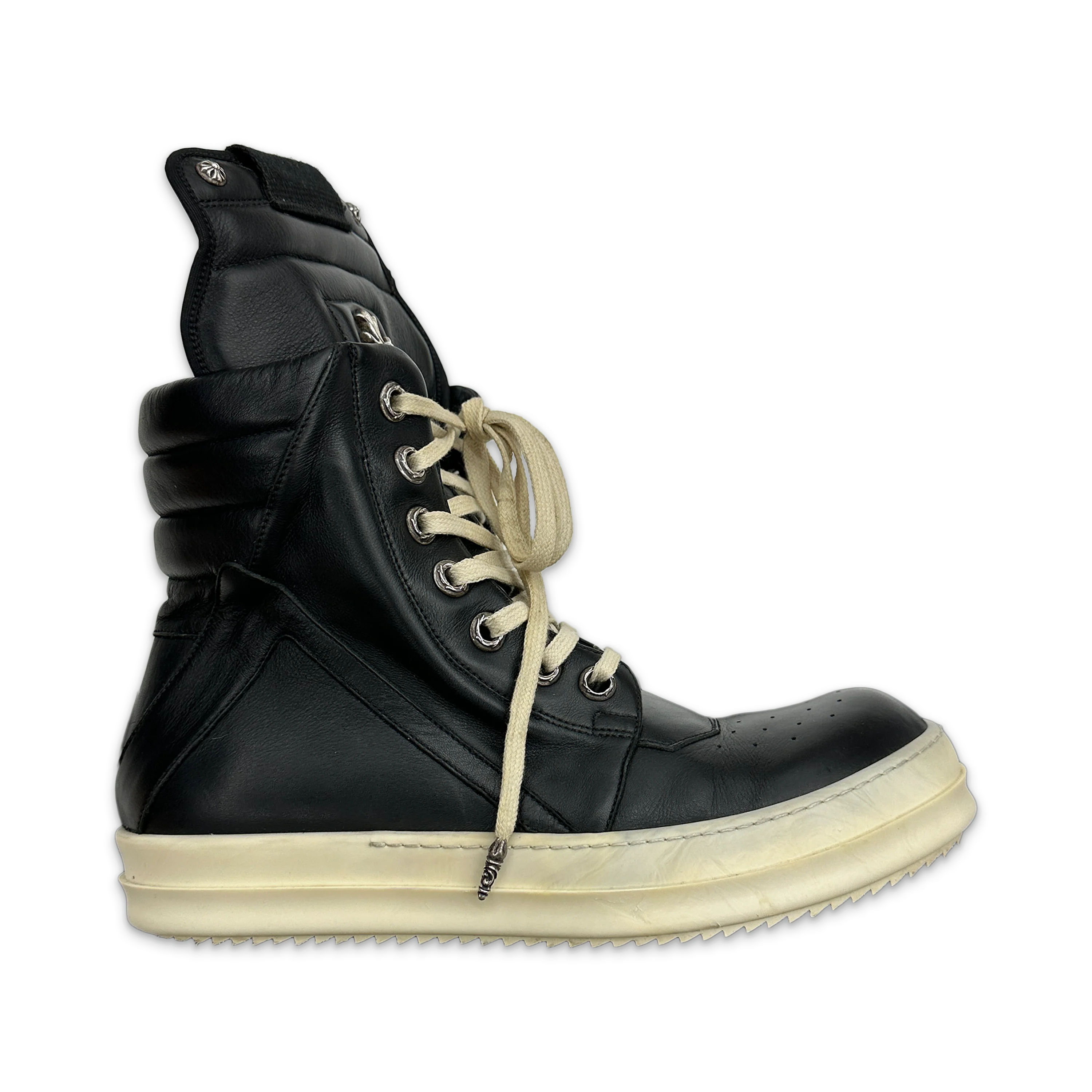 Rick Owens Geobasket "Black Milk"