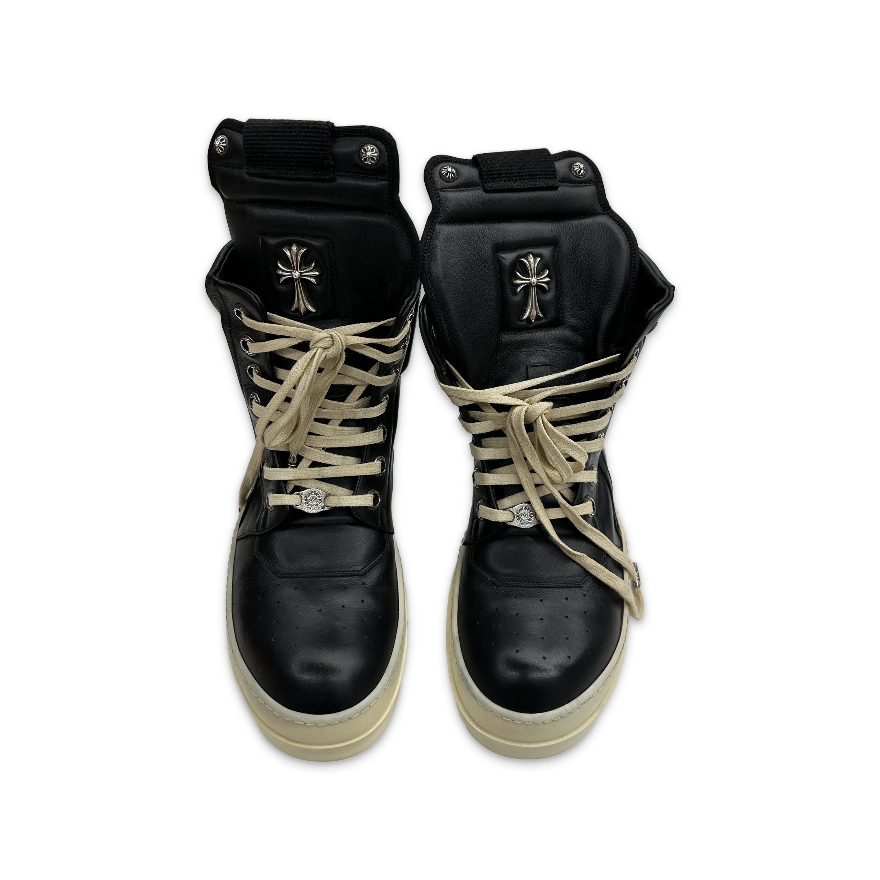 Rick Owens Geobasket "Black Milk" - Image 2