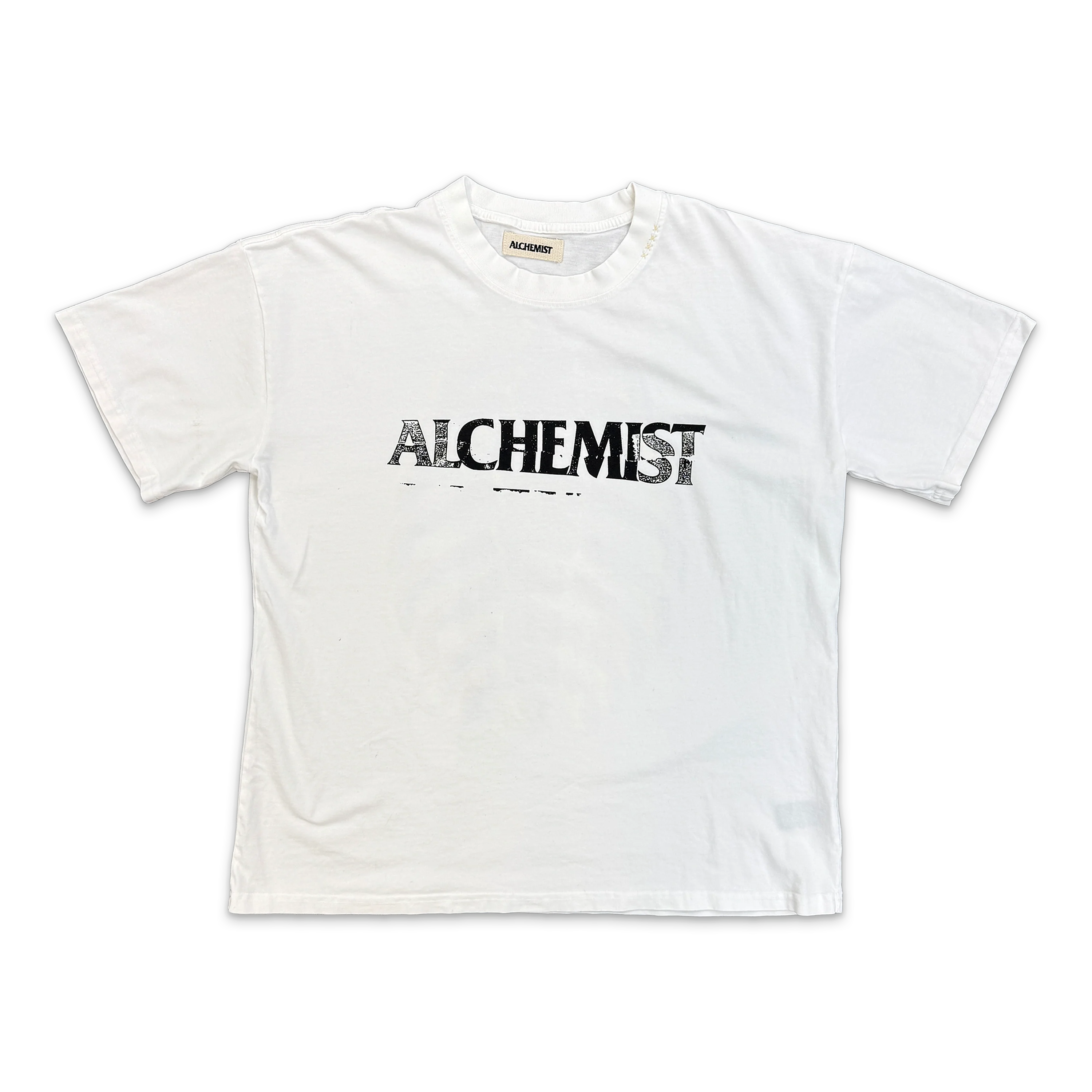 Ripped Logo Tee '25' "Opal White"