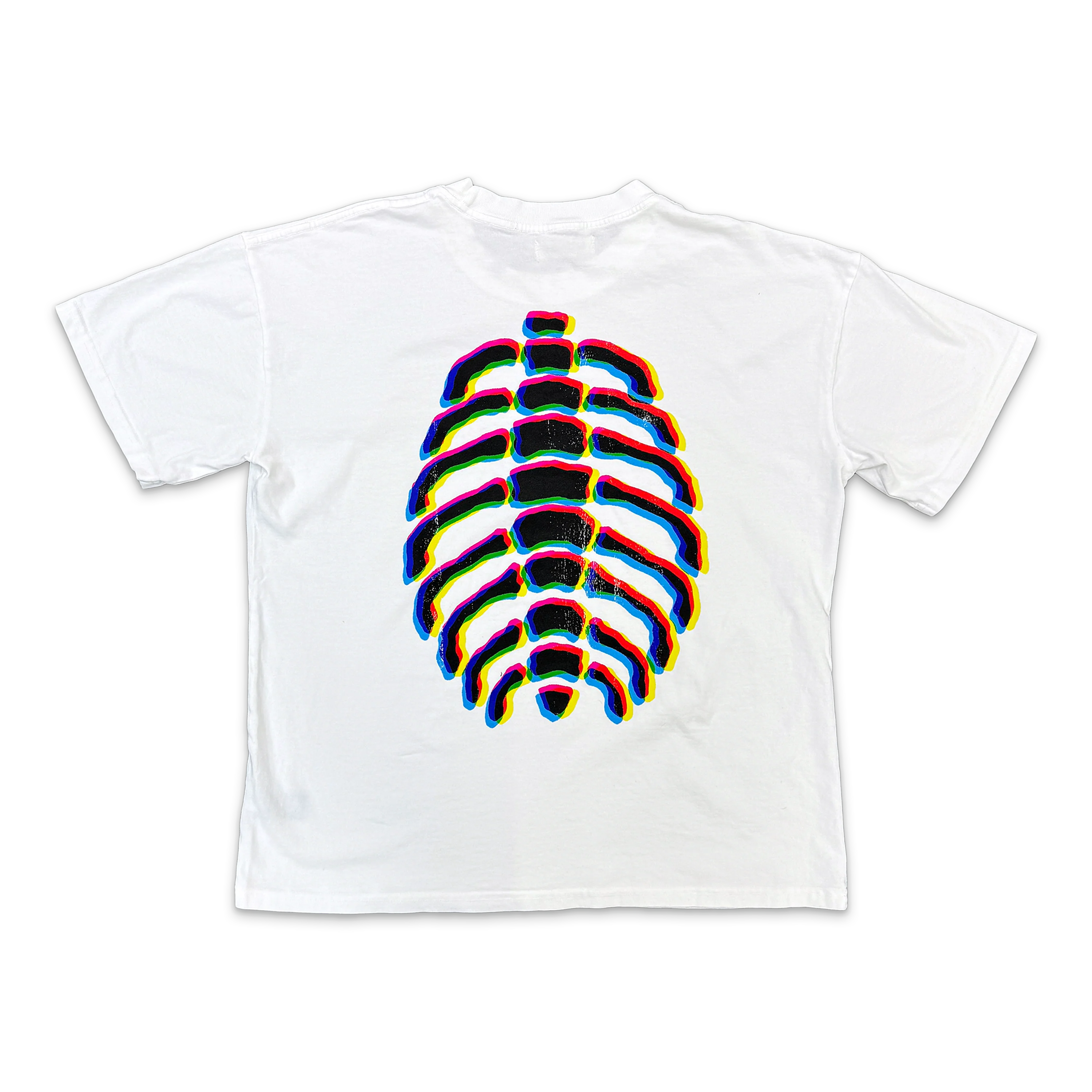 Ripped Logo Tee '25' "Opal White" - Image 2