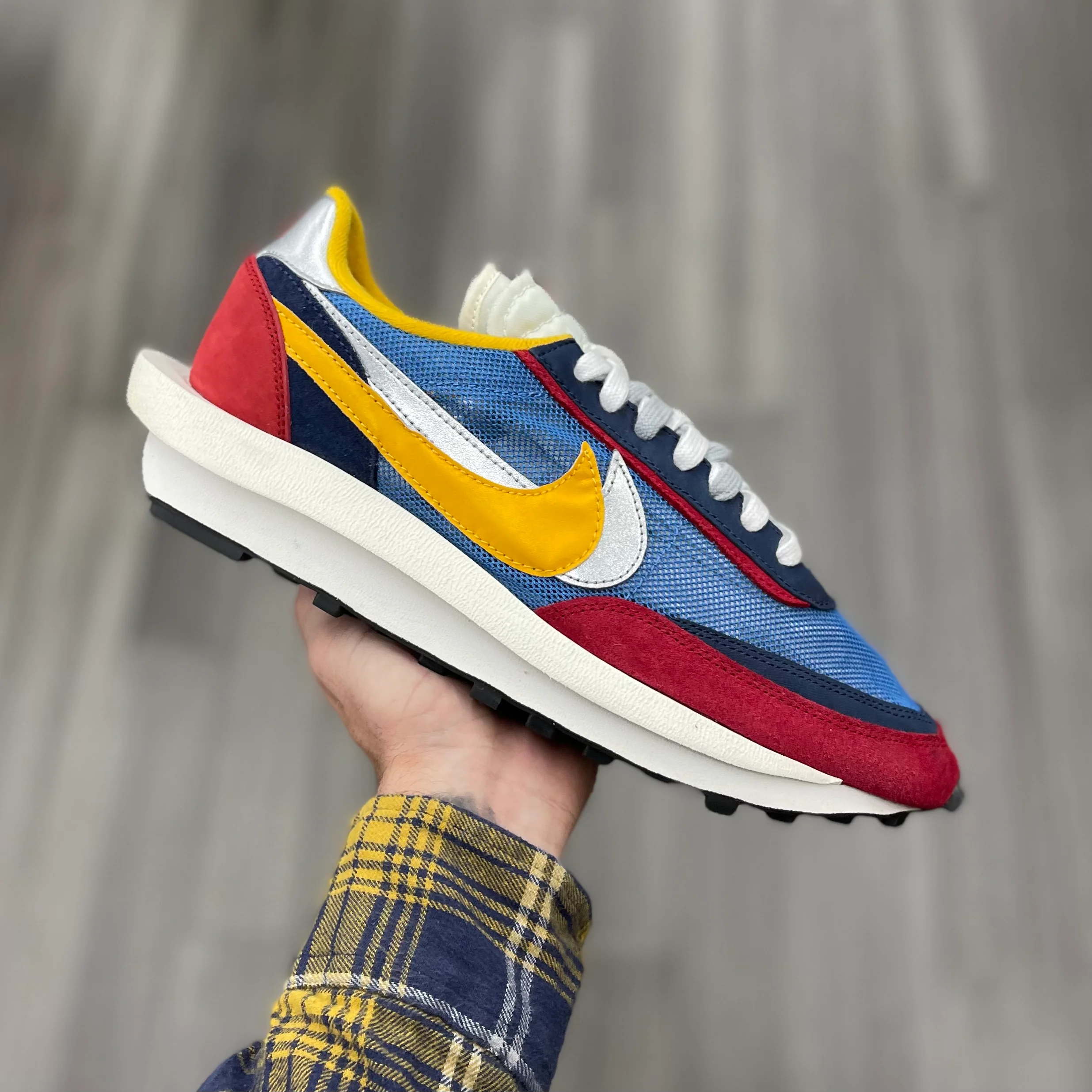Sacai LD Waffle “Blue Multi” - Image 2