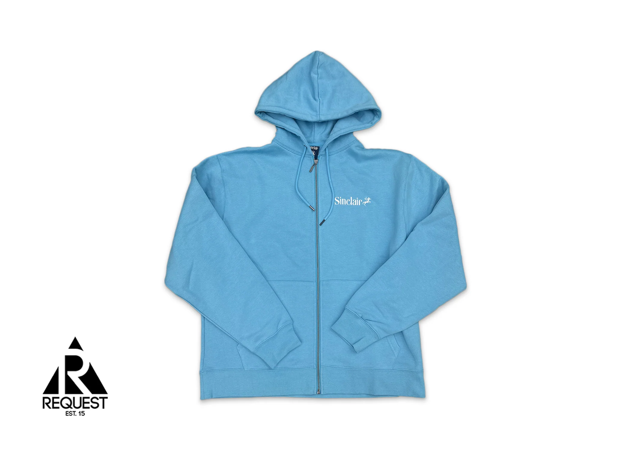 Sagittarius Zip Up Hoodie "Baby Blue"