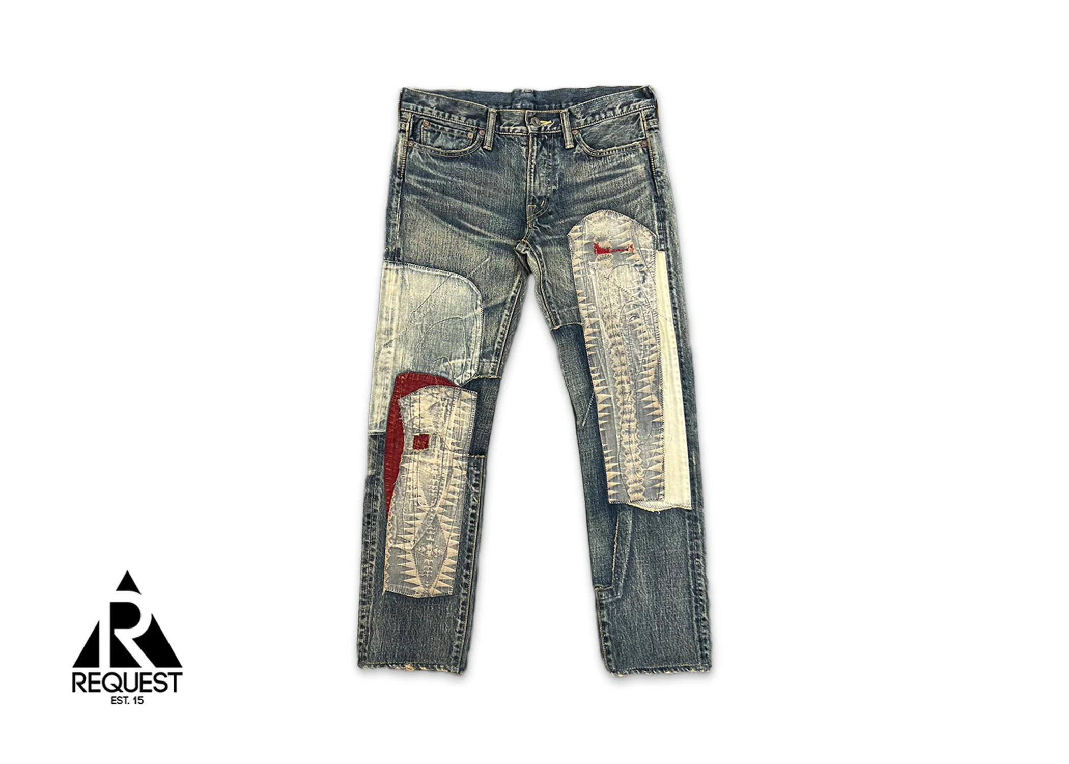 Sashiko Patchwork Denim "Vintage Wash"