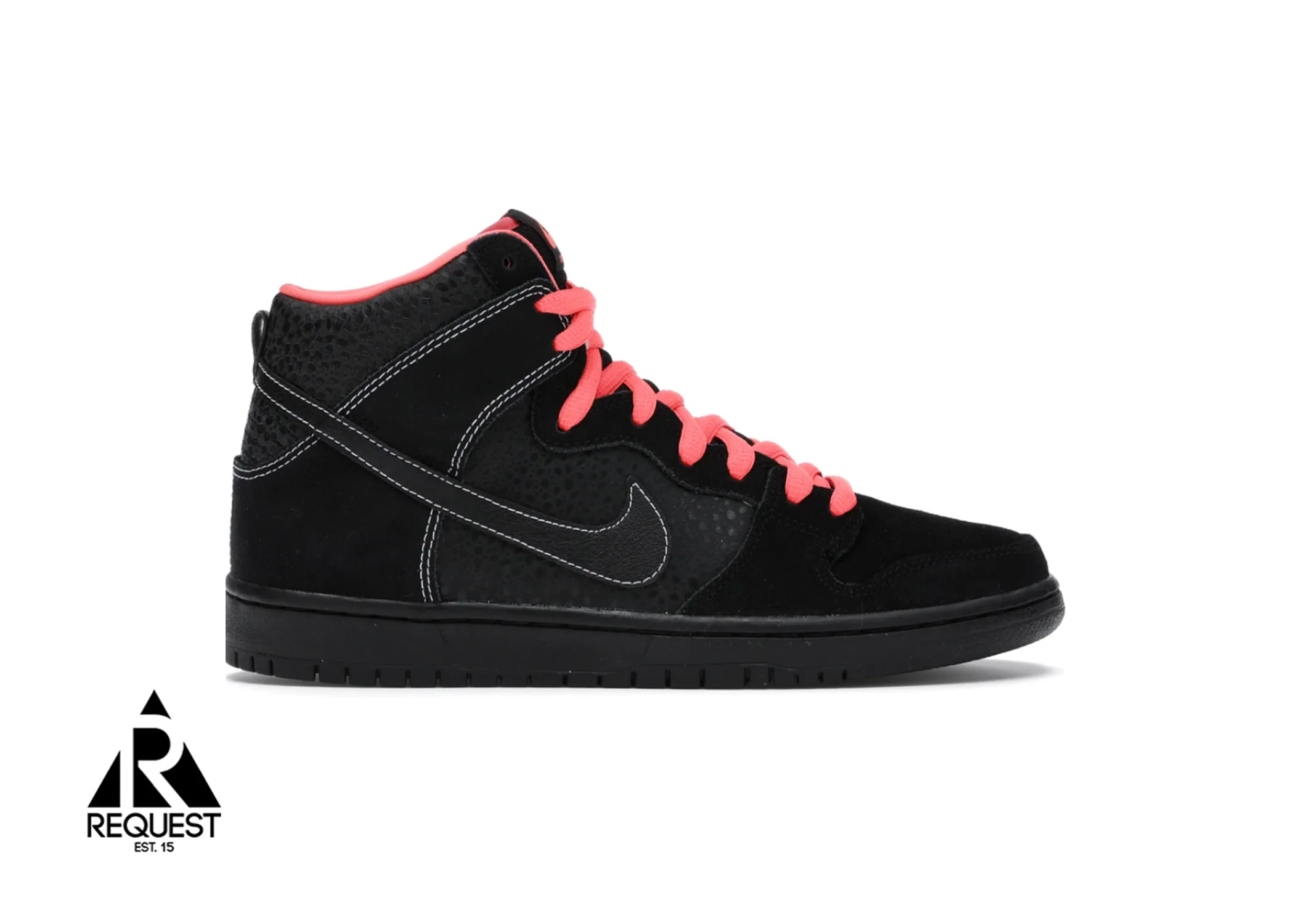 Sb Dunk High “Black Safari Red”