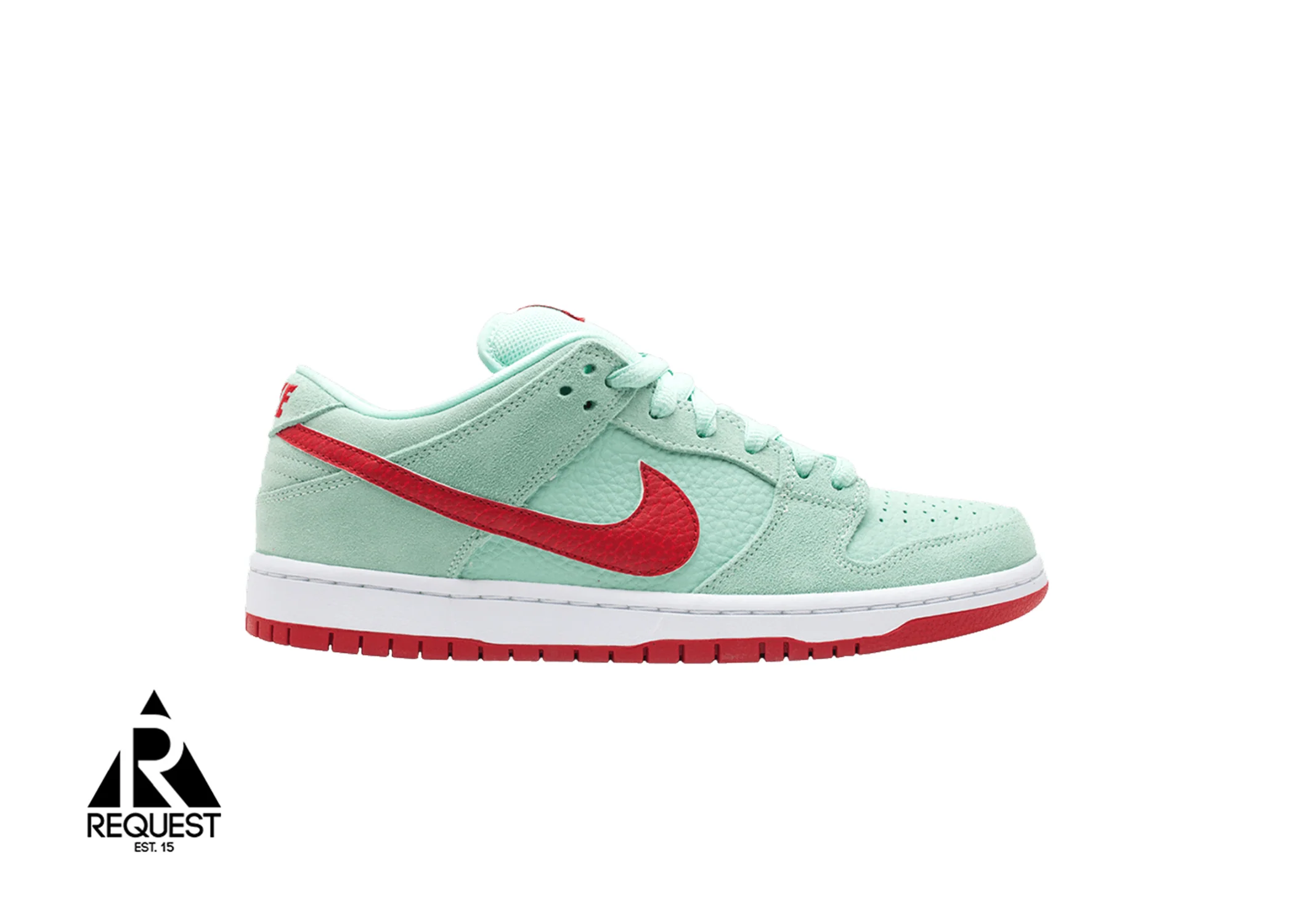 SB Dunk Low “Medium Mint Gym Red”