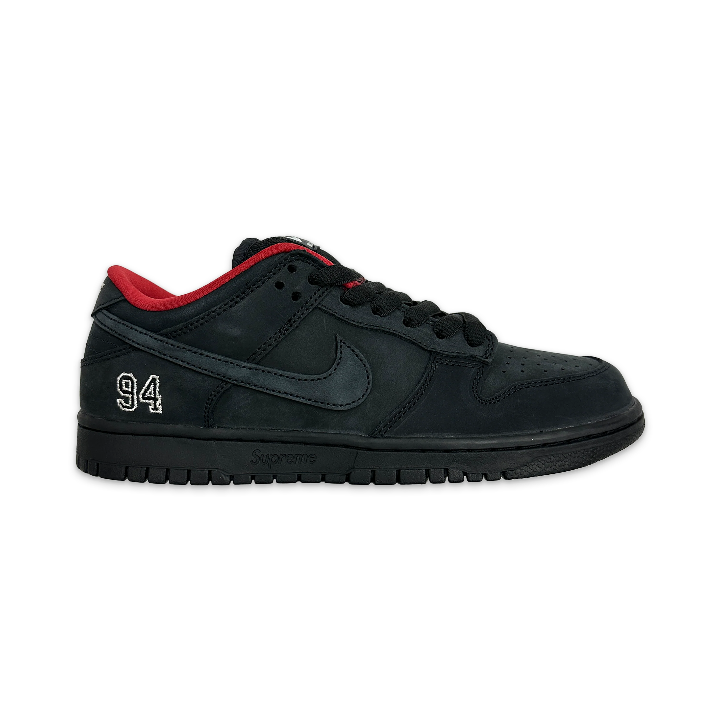 SB Dunk Low Supreme 94 "Black"