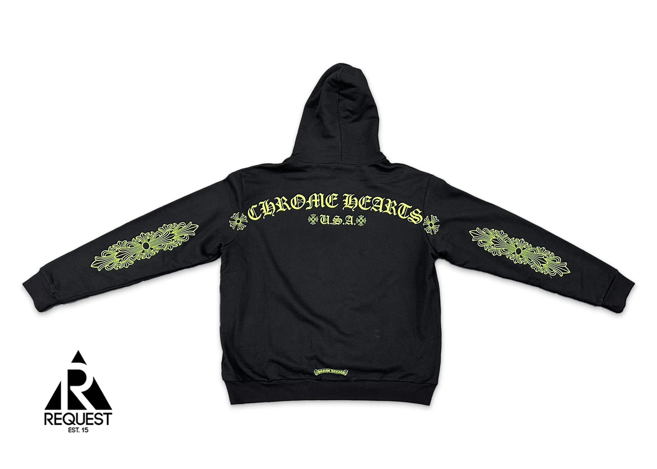 Script Friends & Family Hoodie "Green" - Image 2