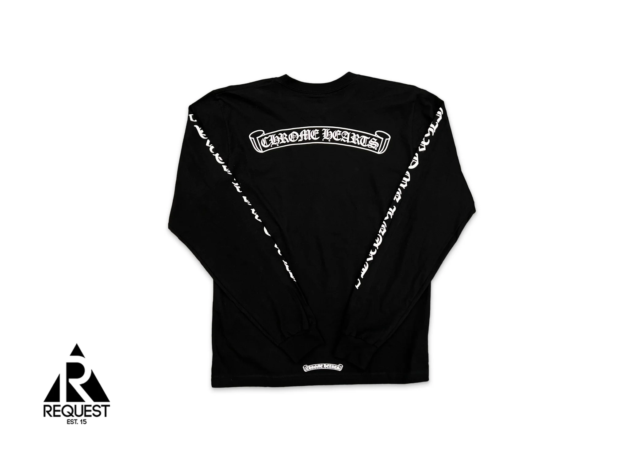 Scroll L/S Tee "Black" - Image 2